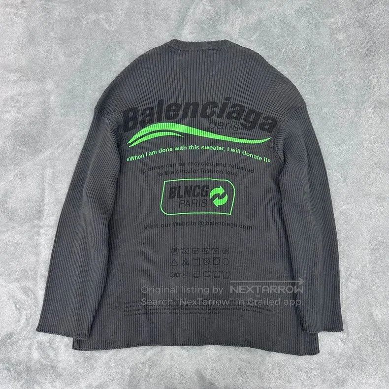 Balenciaga Balenciaga Eco Coke Sweatshirt M. Size US M / EU 48-50 / 2 - 3 Thumbnail