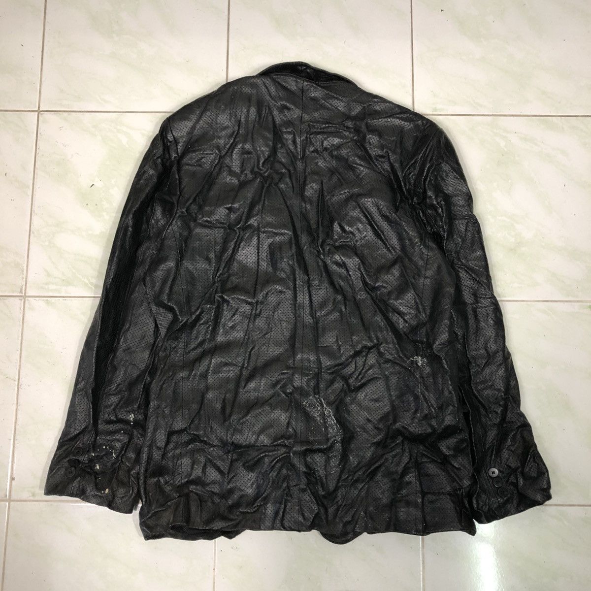 Japanese Brand Vintage Leather Jacket Ferrara Italy Issey Miyake Size US M / EU 48-50 / 2 - 2 Thumbnail