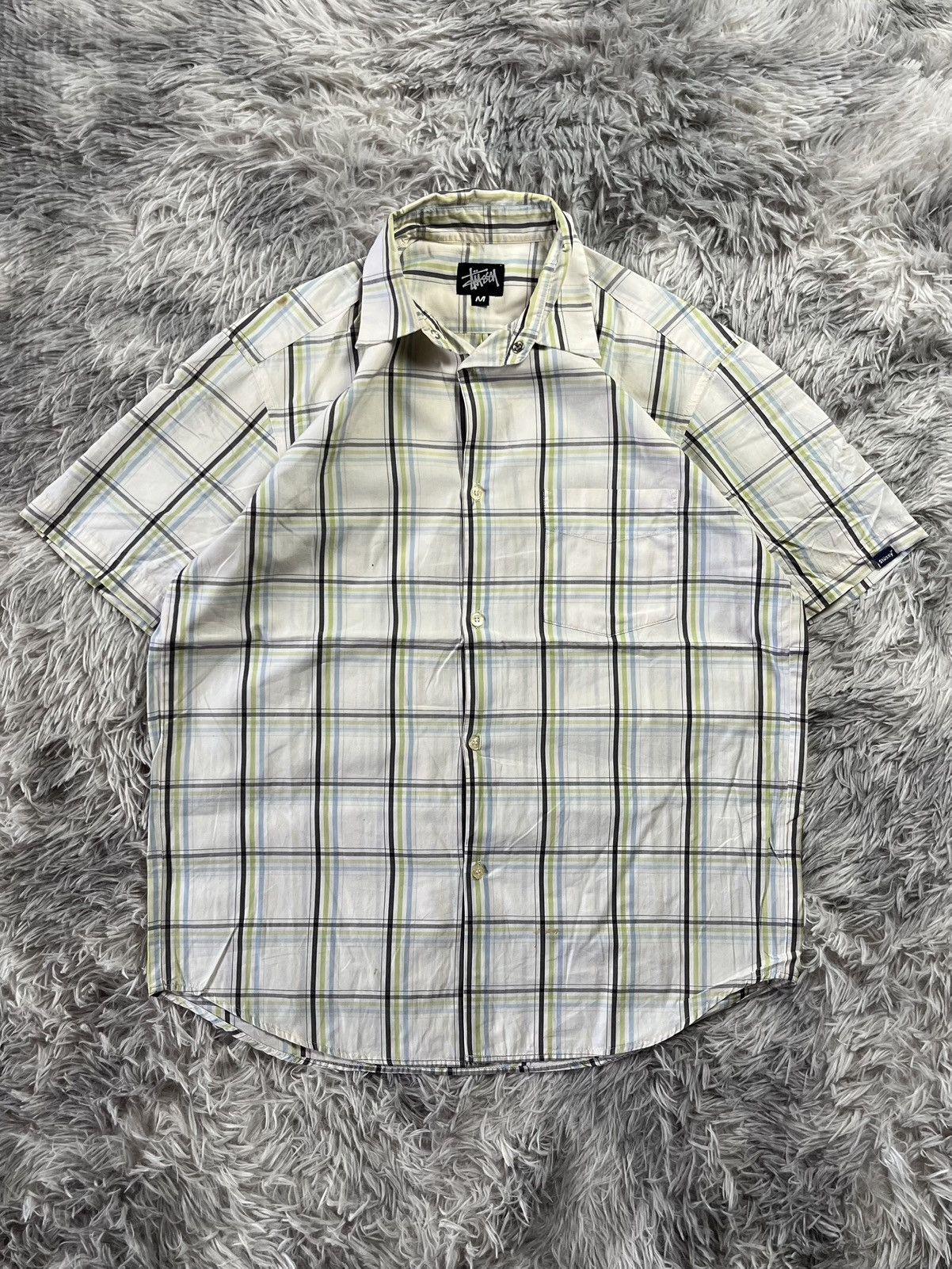 Stussy Vintage 90s Stussy Botton Shirt Size US M / EU 48-50 / 2 - 3 Thumbnail