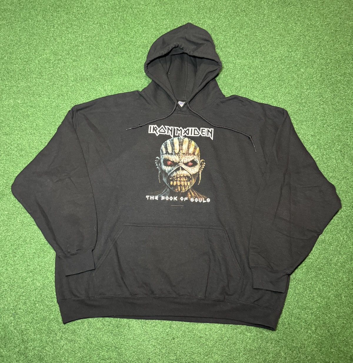 Band Tees Iron Maiden Book Of Souls Metal Band Grunge 2XL Black Hoodie Size US XXL / EU 58 / 5 - 1 Thumbnail