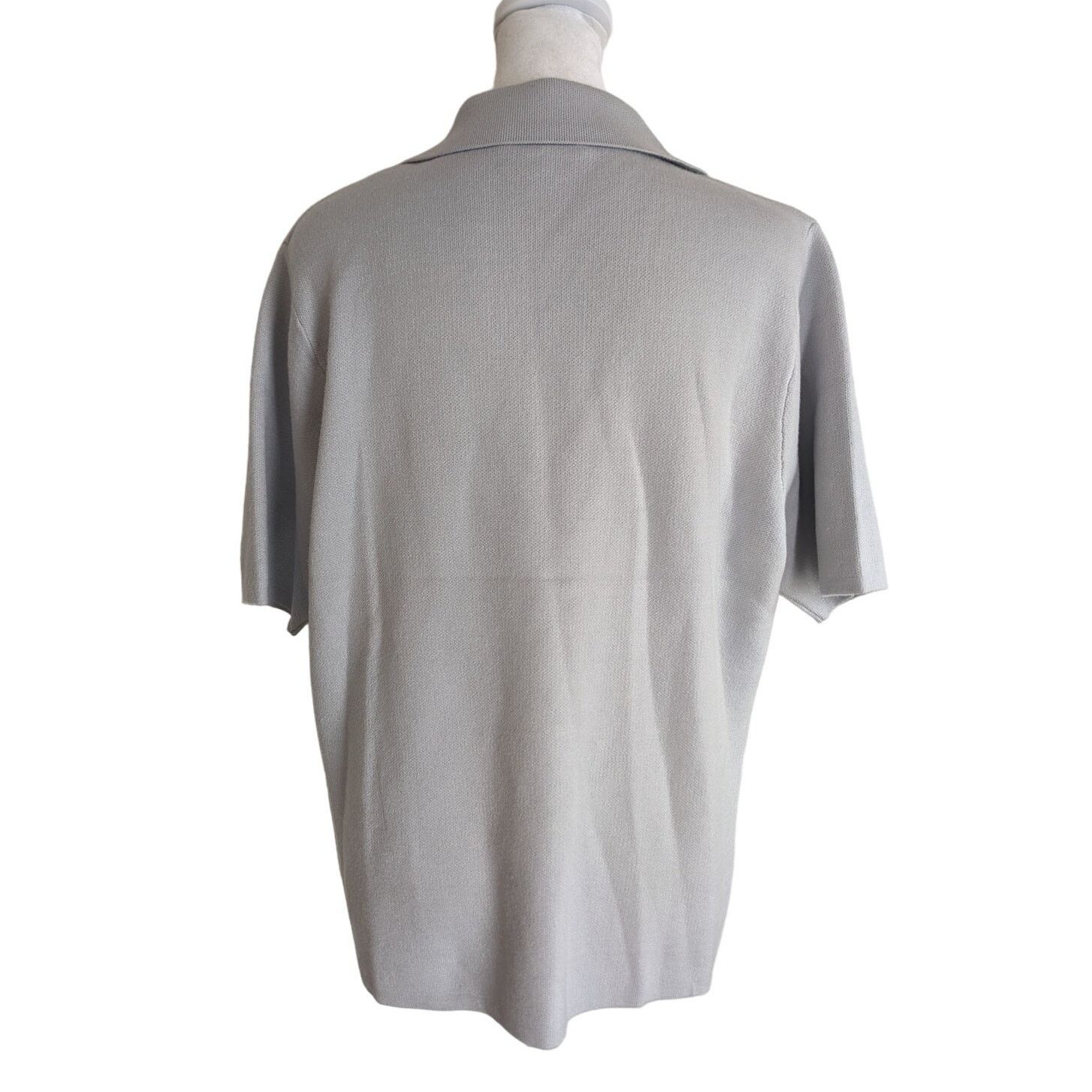 Other SIONI Knit Gray Collared Button Up Relaxed Sweater XL Size XL / US 12-14 / IT 48-50 - 3 Thumbnail