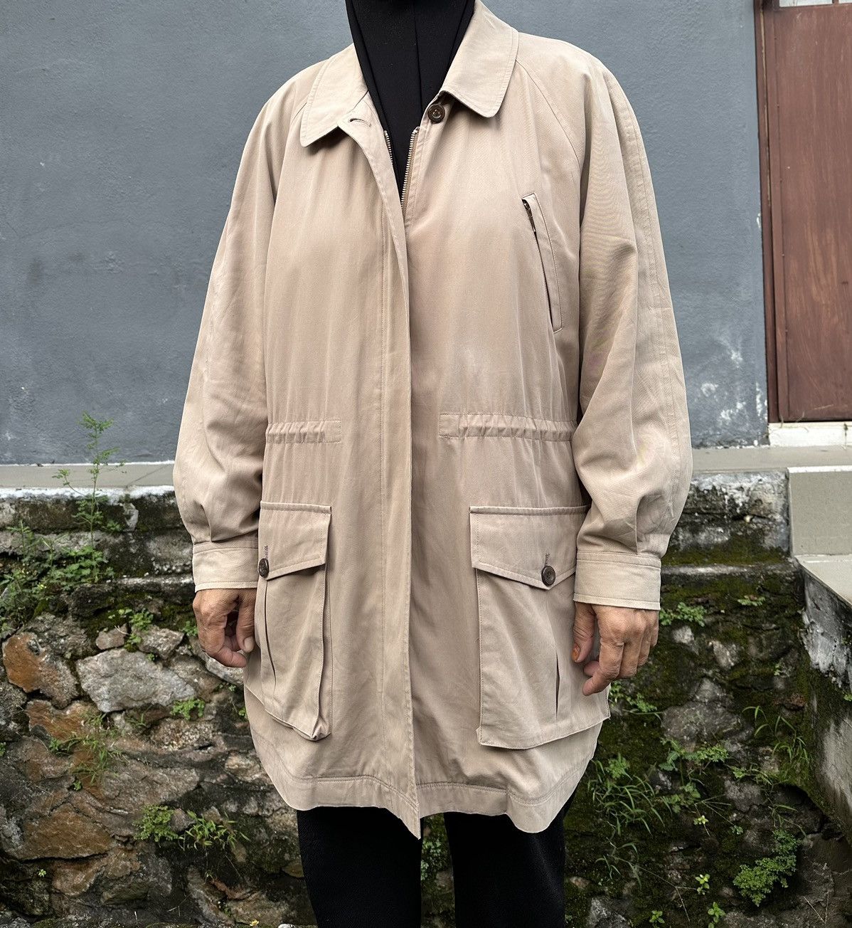 Burberry Vintage Burberry's Prorsum Nude Utility Jacket (Woman) Size US L / EU 52-54 / 3 - 3 Thumbnail