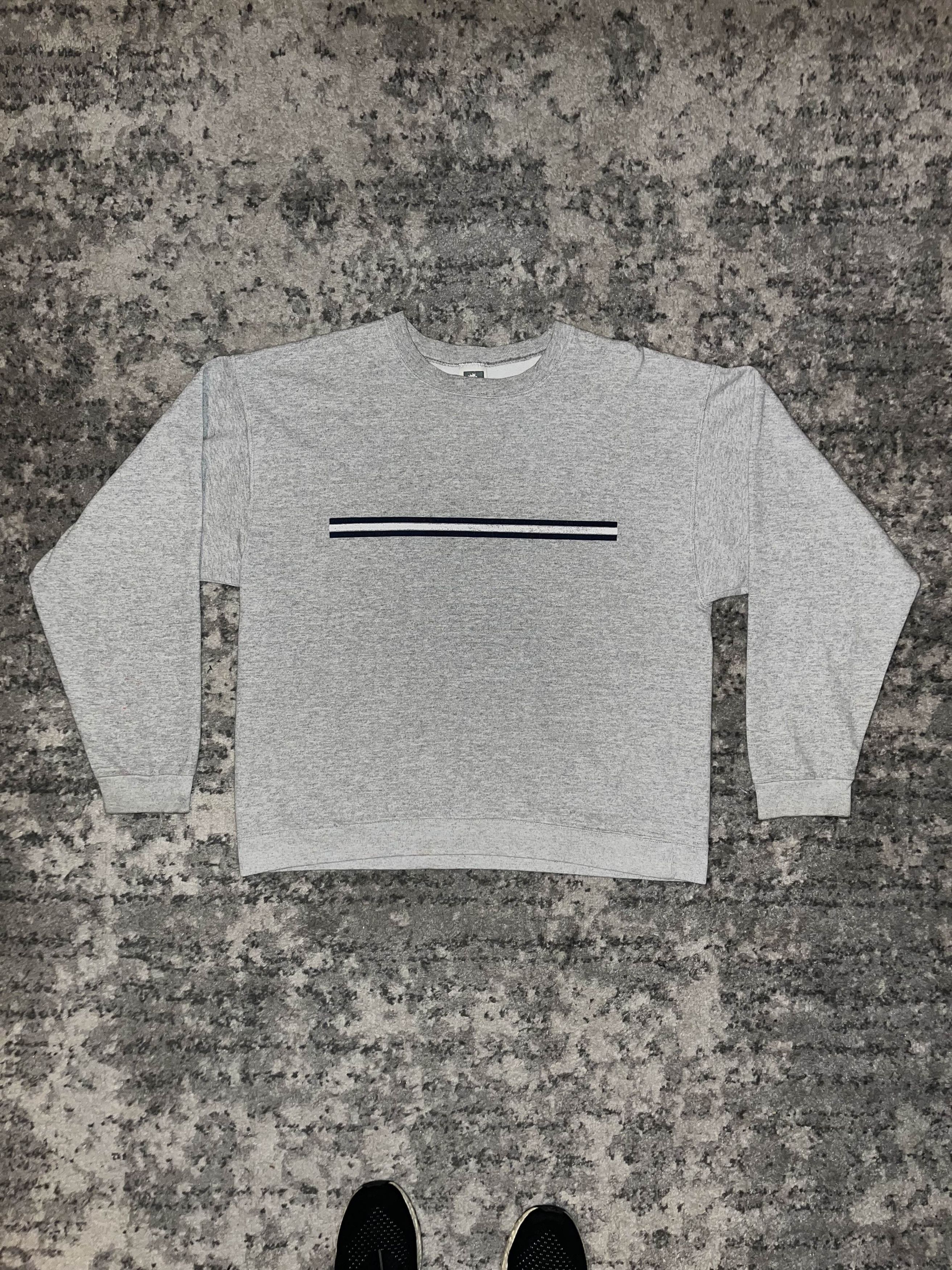 Vintage Vintage 90s Blue Hawaii Surf Striped Sweatshirt Size US L / EU 52-54 / 3 - 1 Thumbnail