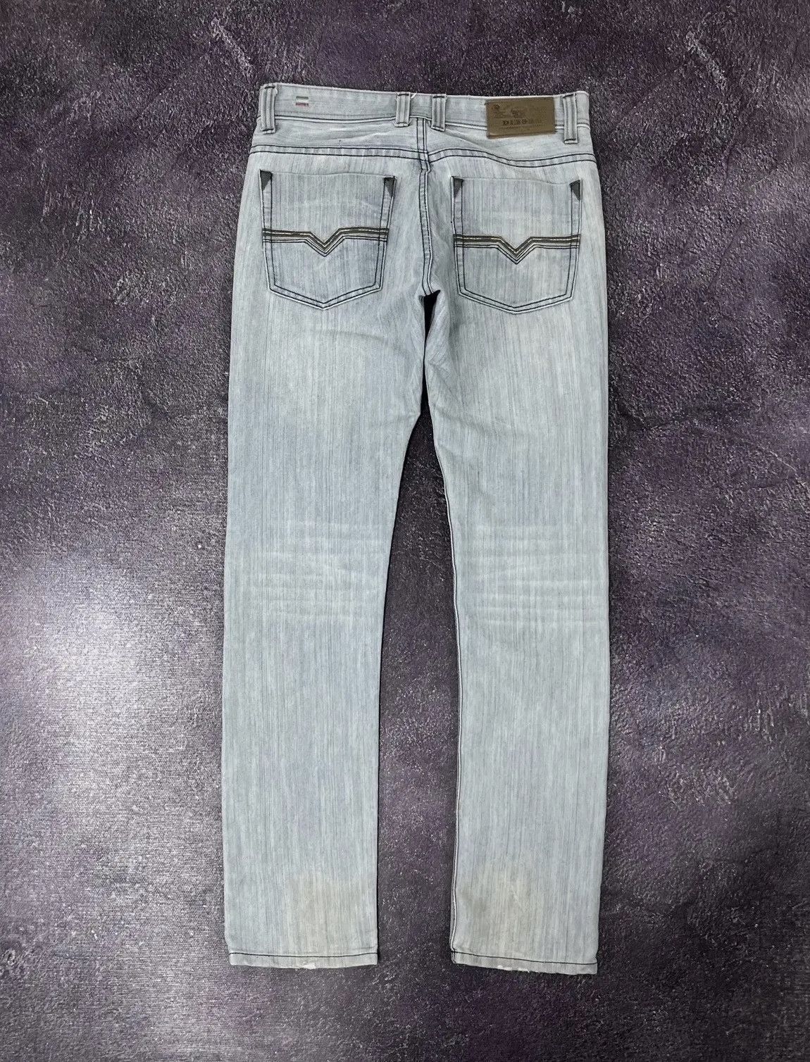 Diesel × Vintage Vintage Diesel Sky Brand Y2K Light Blue Avant Garde Jeans Size US 30 / EU 46 - 1 Thumbnail
