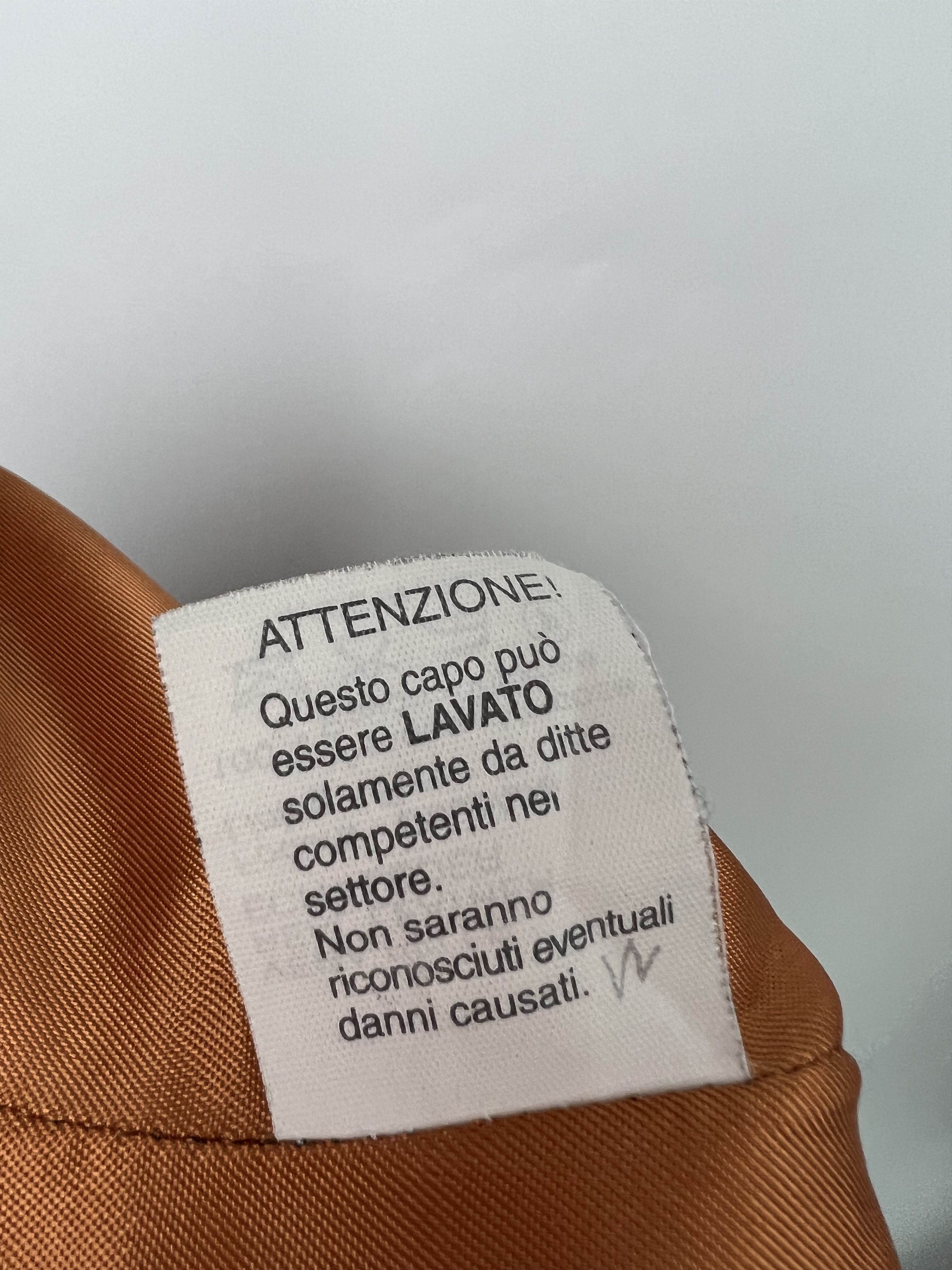 Vintage Jo No Fui Women's Wool Leather Jacket Size IT44 Size M / US 6-8 / IT 42-44 - 15 Thumbnail