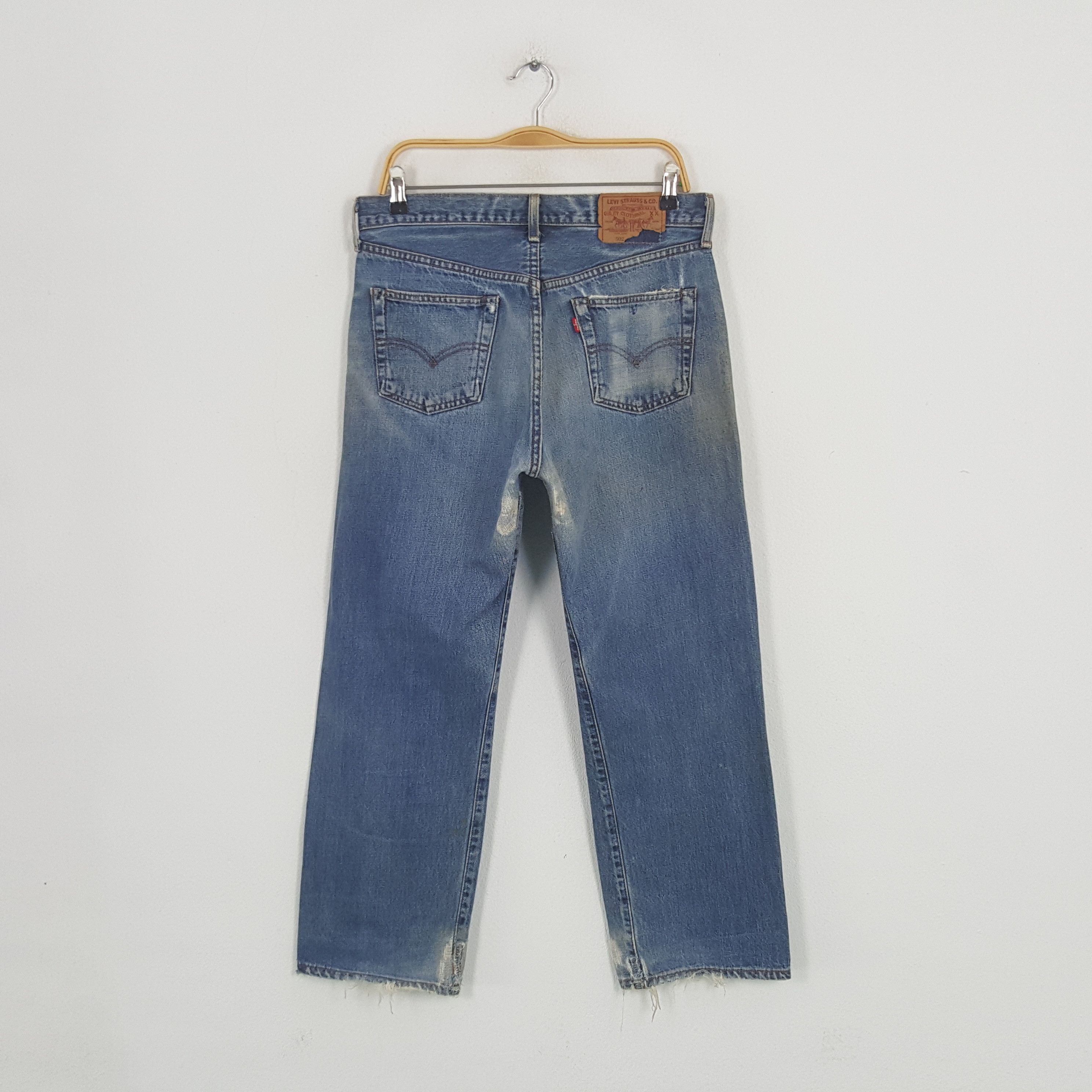Levi's × Vintage Vintage Levi's Selvedge American Distressed Denim Jeans Size US 31 - 4 Thumbnail
