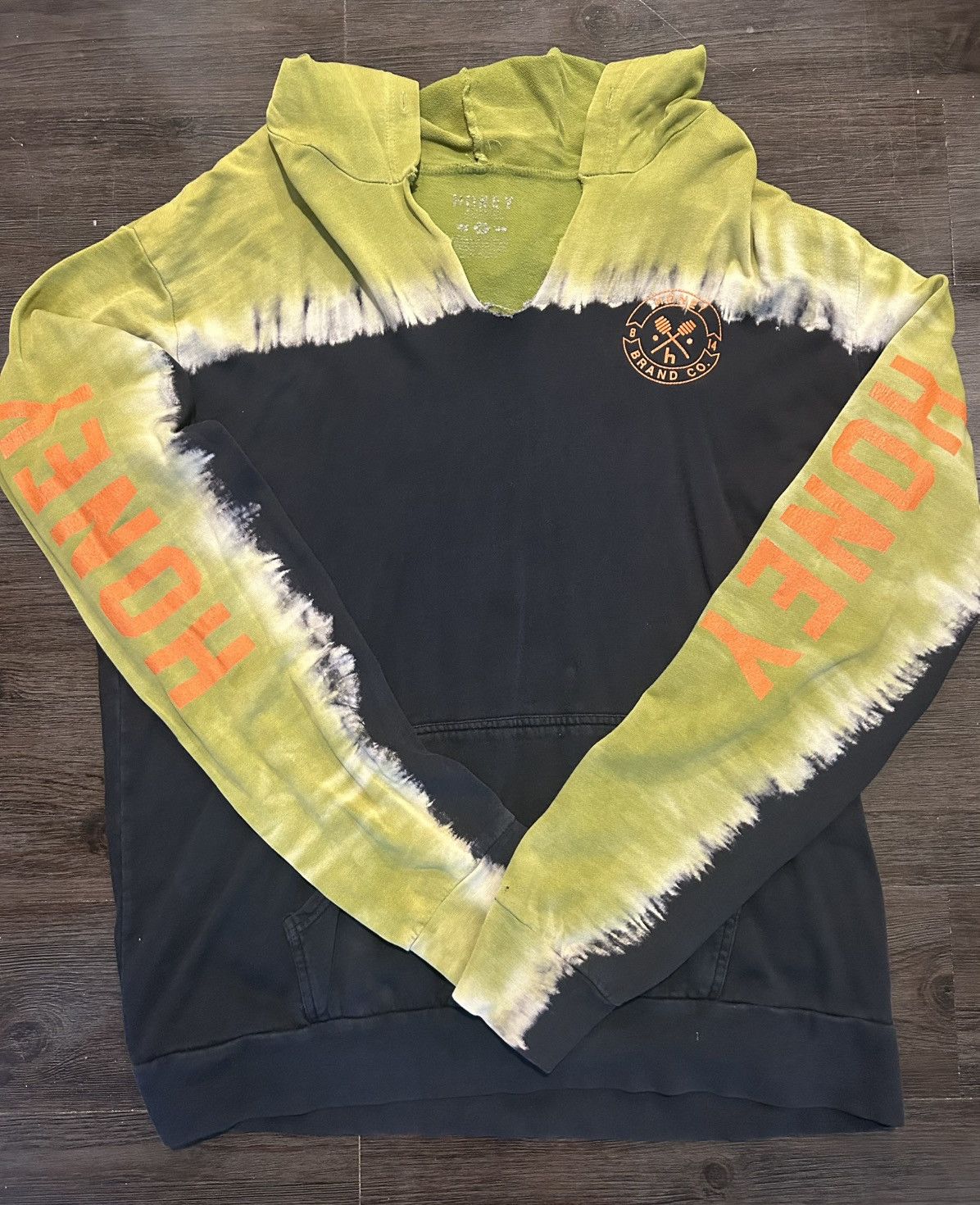 Other Honey Brand Co. Skater Brand Black and Green Semi Tie-Dye Size US XL / EU 56 / 4 - 1 Thumbnail