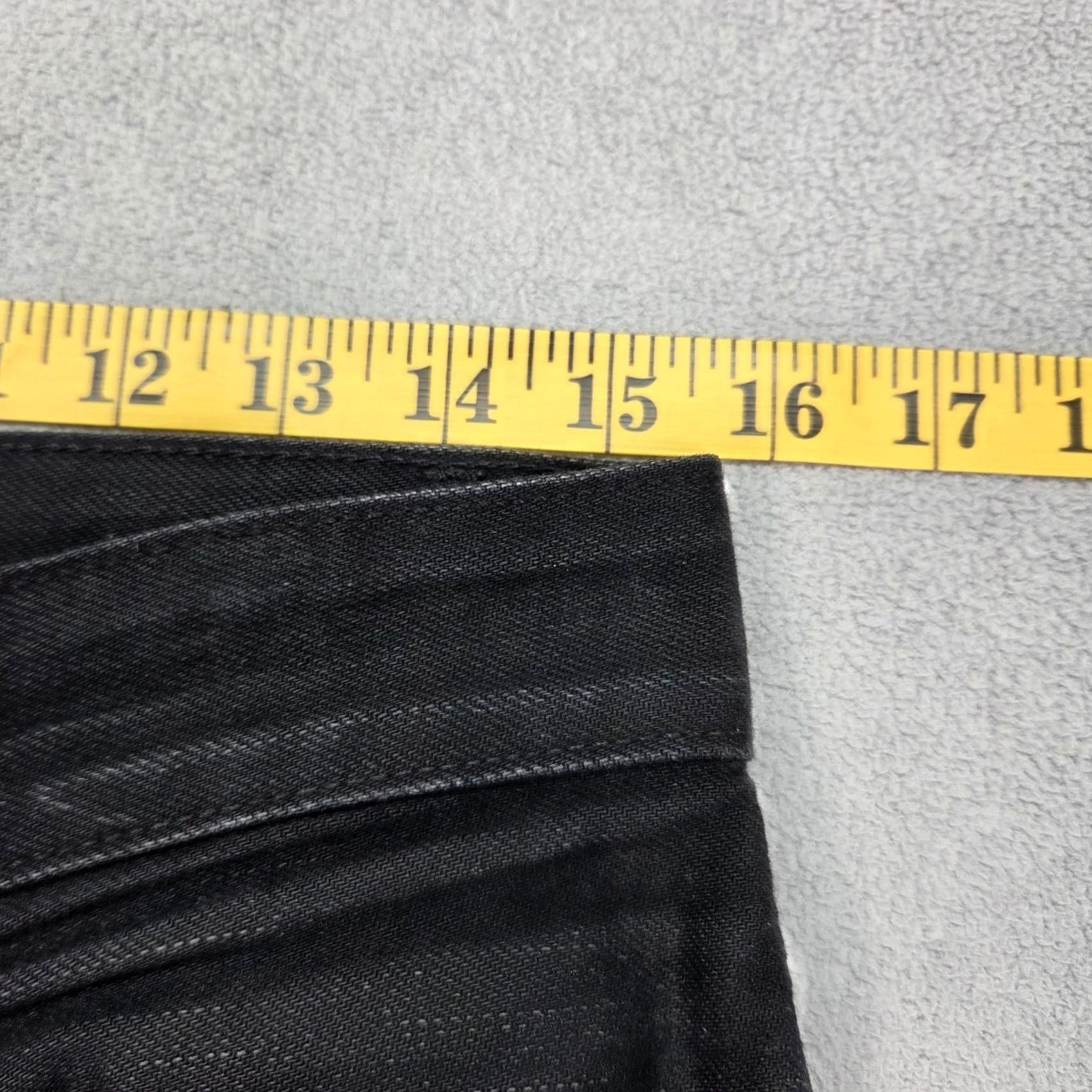 Railcar Fine Goods Railcar Fine Goods Jeans Mens Straight Denim 5-Pocket Block Selvedge Black 31x29 USA Made Size US 31 - 3 Thumbnail