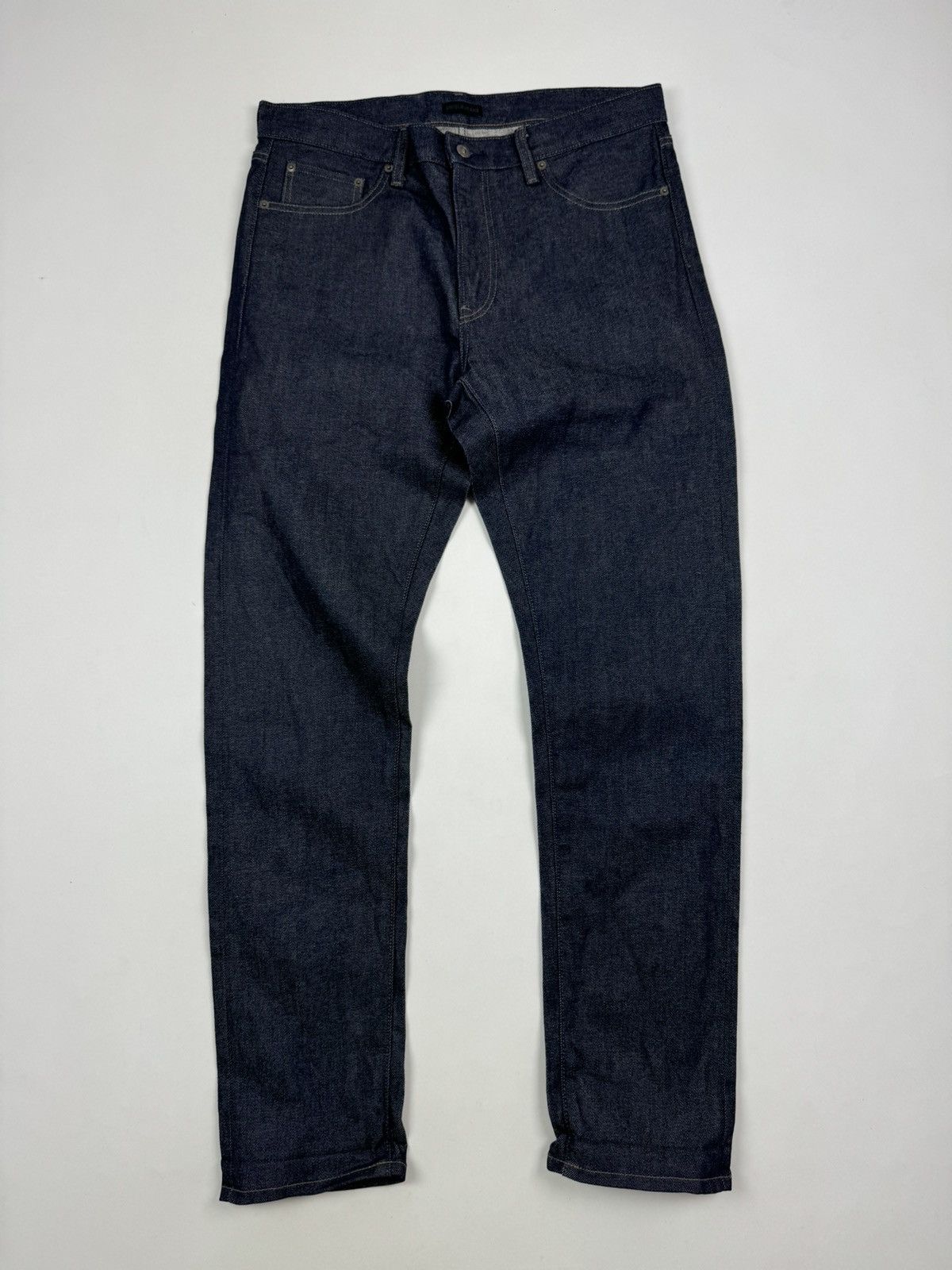 Uniqlo Uniqlo Selvage Denim Navy Jeans Size US 34 / EU 50 - 3 Thumbnail