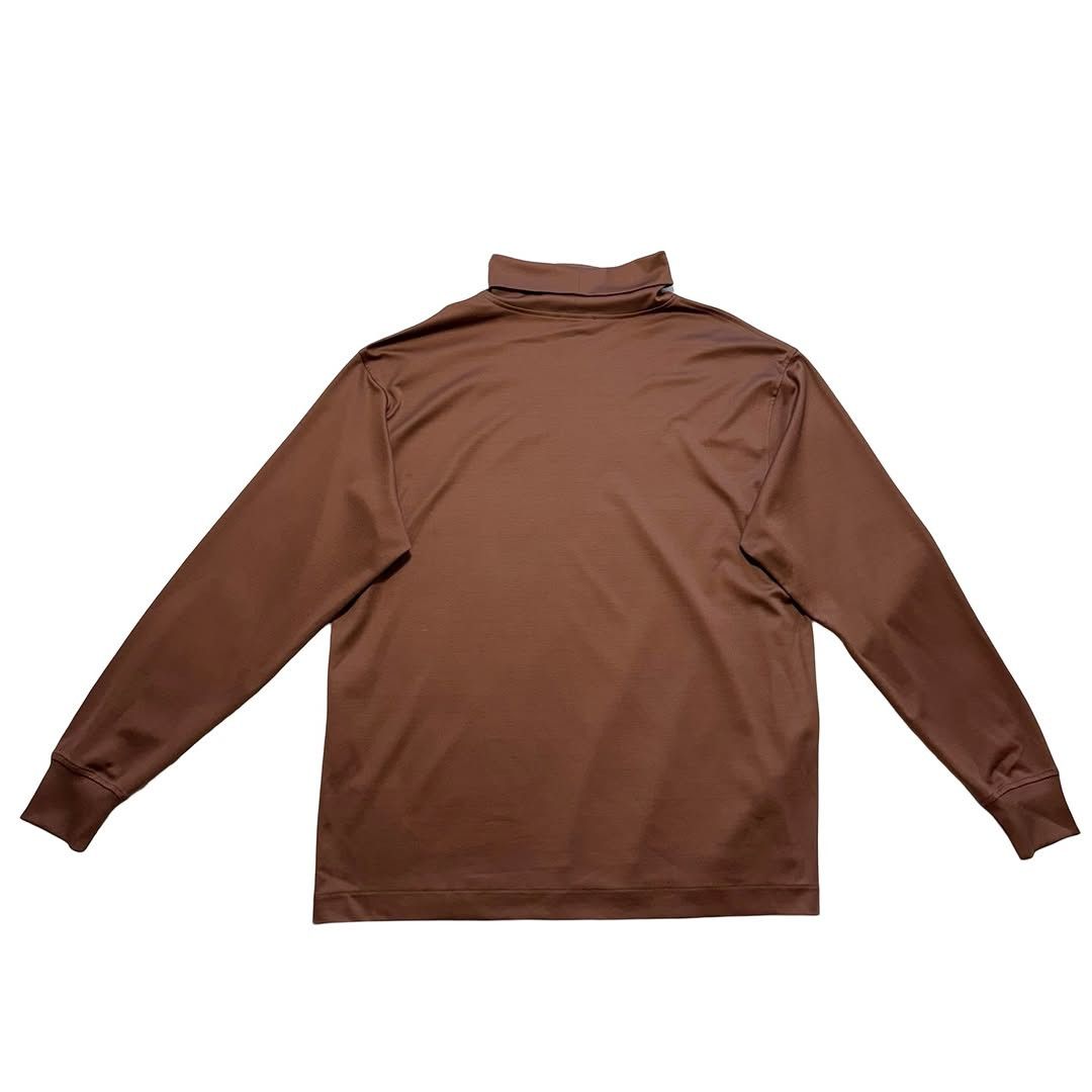Lemaire FW23 Cotton Turtleneck in Brown Size US M / EU 48-50 / 2 - 4 Thumbnail