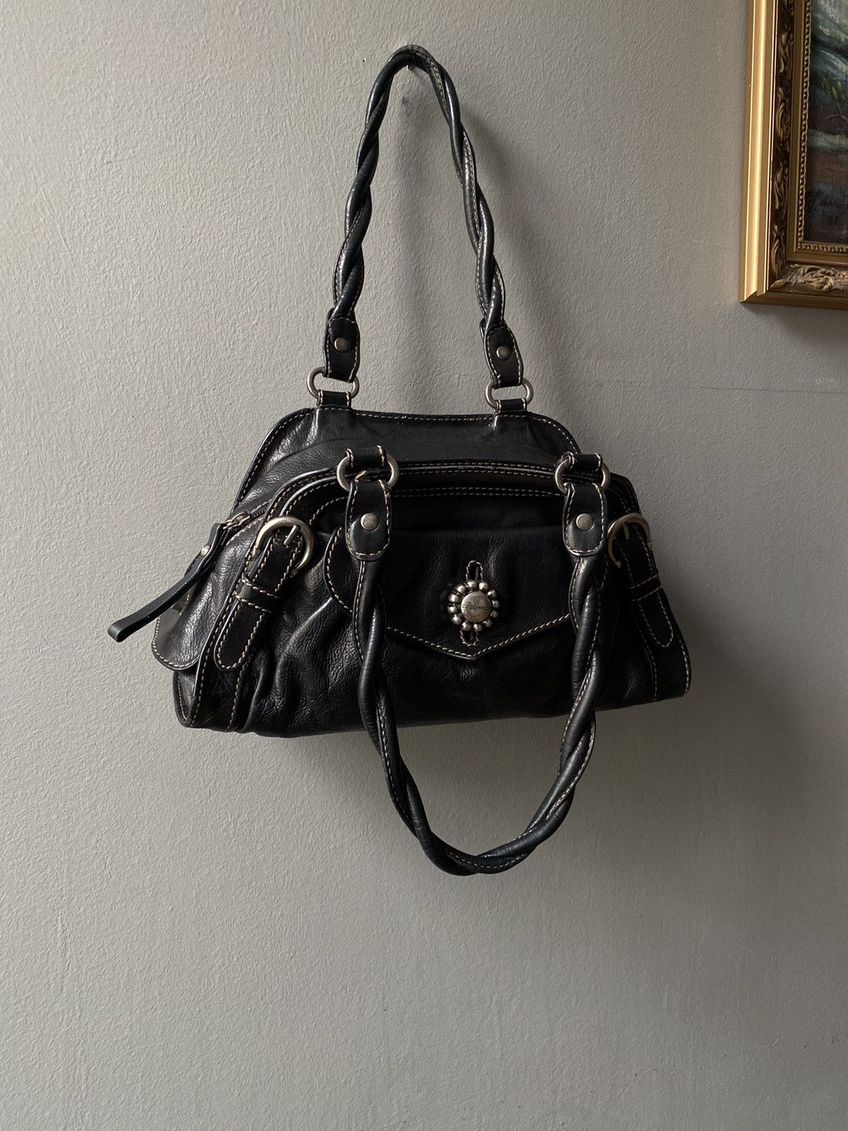 Vintage Avant Garde Style Leather Beg Coccinelle Size ONE SIZE - 3 Thumbnail