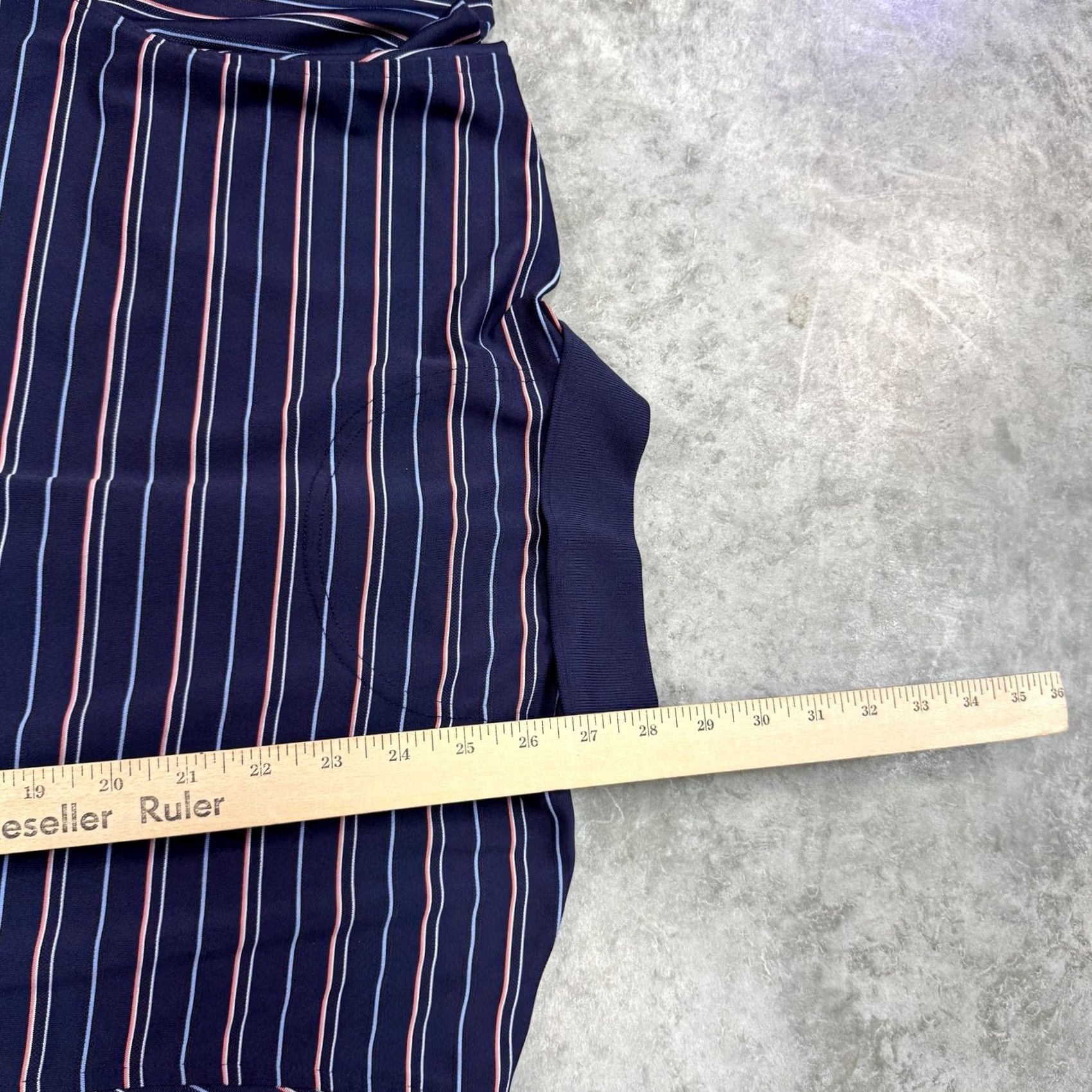 Vintage Pinehurst Polo Shirt Mens XL Blue Striped Golf Performance Stretch Shirt Size US M / EU 48-50 / 2 - 8 Thumbnail