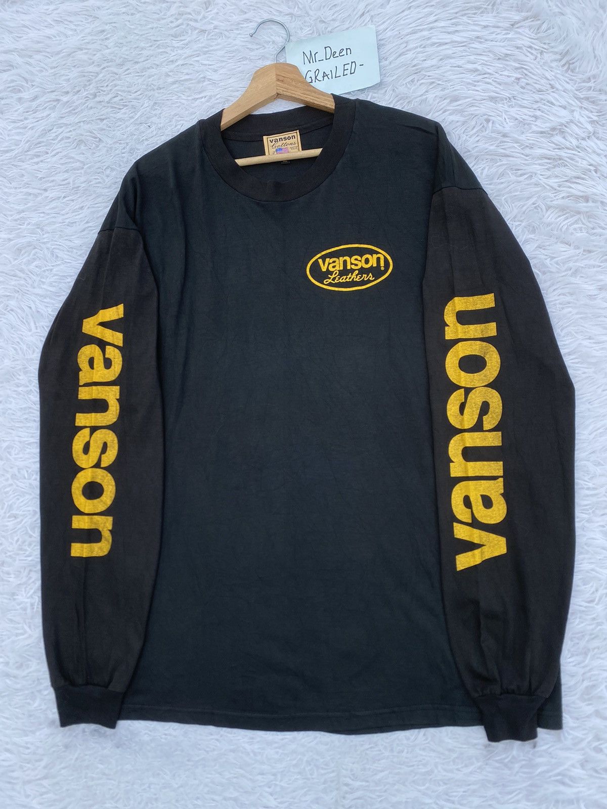 Vanson Leathers Rare Vintage 90s Vanson Leather Longsleeve Tshirt Size US XL / EU 56 / 4 - 3 Thumbnail
