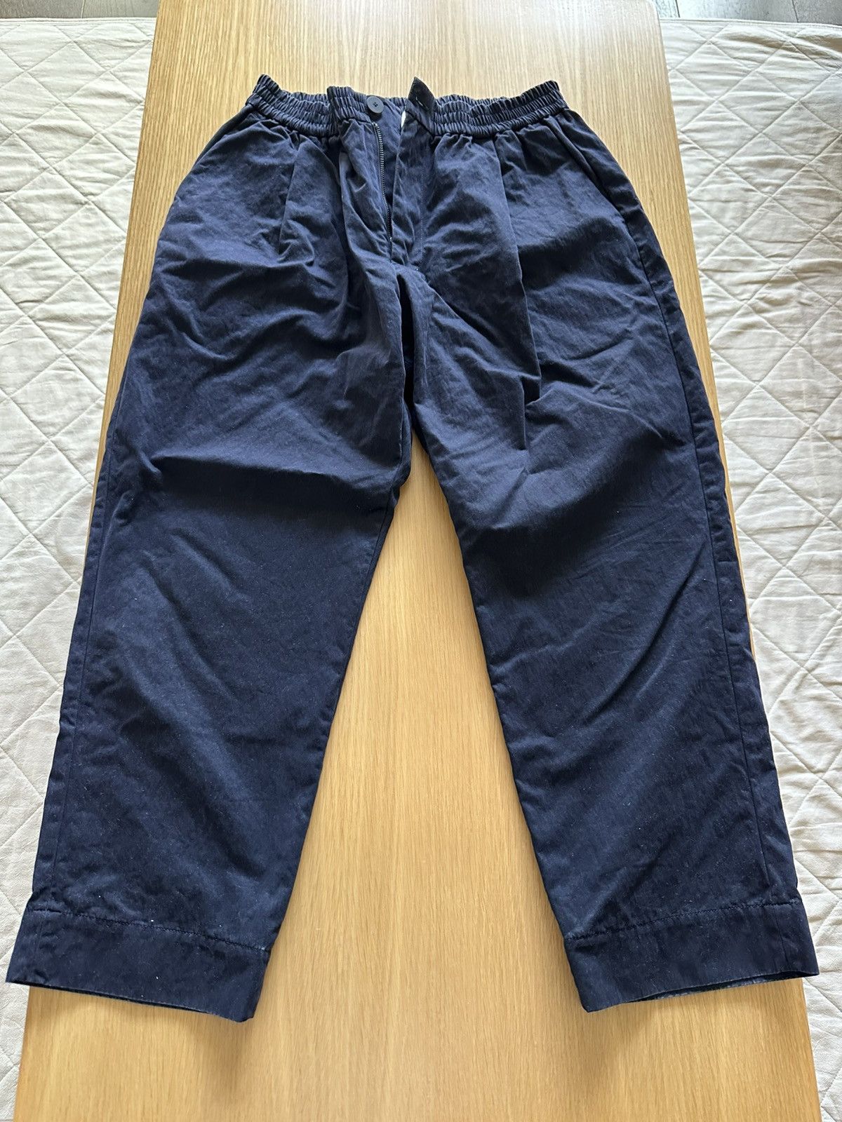 Studio Nicholson Studio Nicholson Gentile Pant in Navy / Sz S / W 32 Size US 32 / EU 48 - 5 Thumbnail