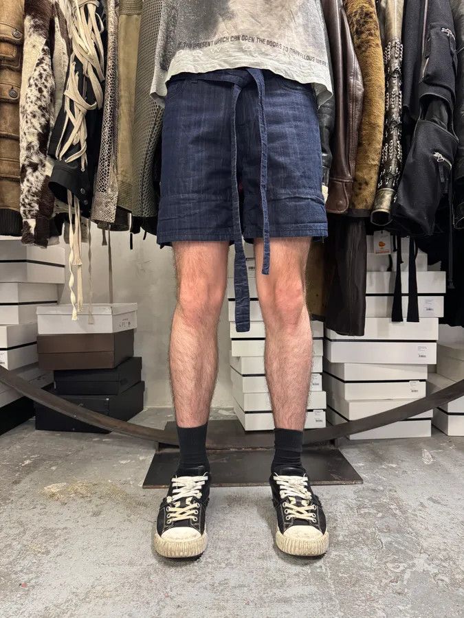 Prada SS2009 Prada Raw Denim Short Size US 28 / EU 44 - 2 Thumbnail