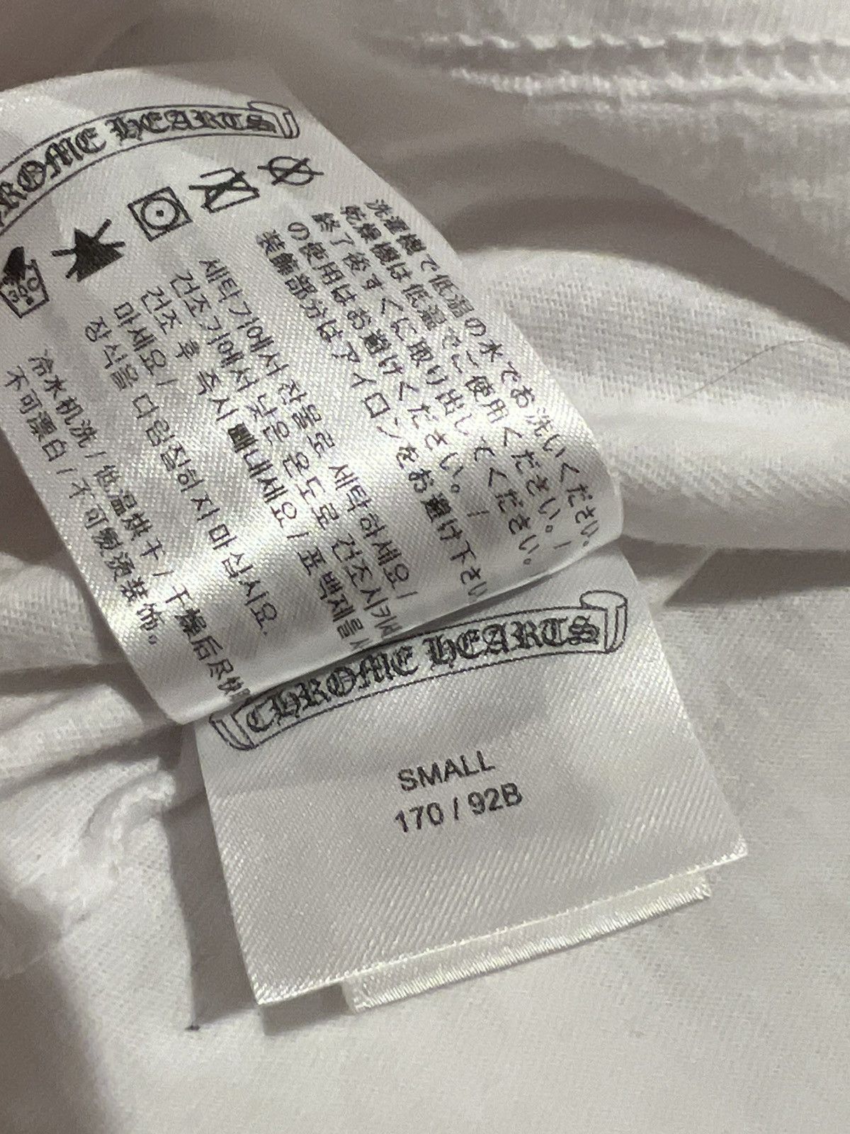 Chrome Hearts Chrome Hearts Neck Letters Logo T-Shirt Size US S / EU 44-46 / 1 - 7 Thumbnail
