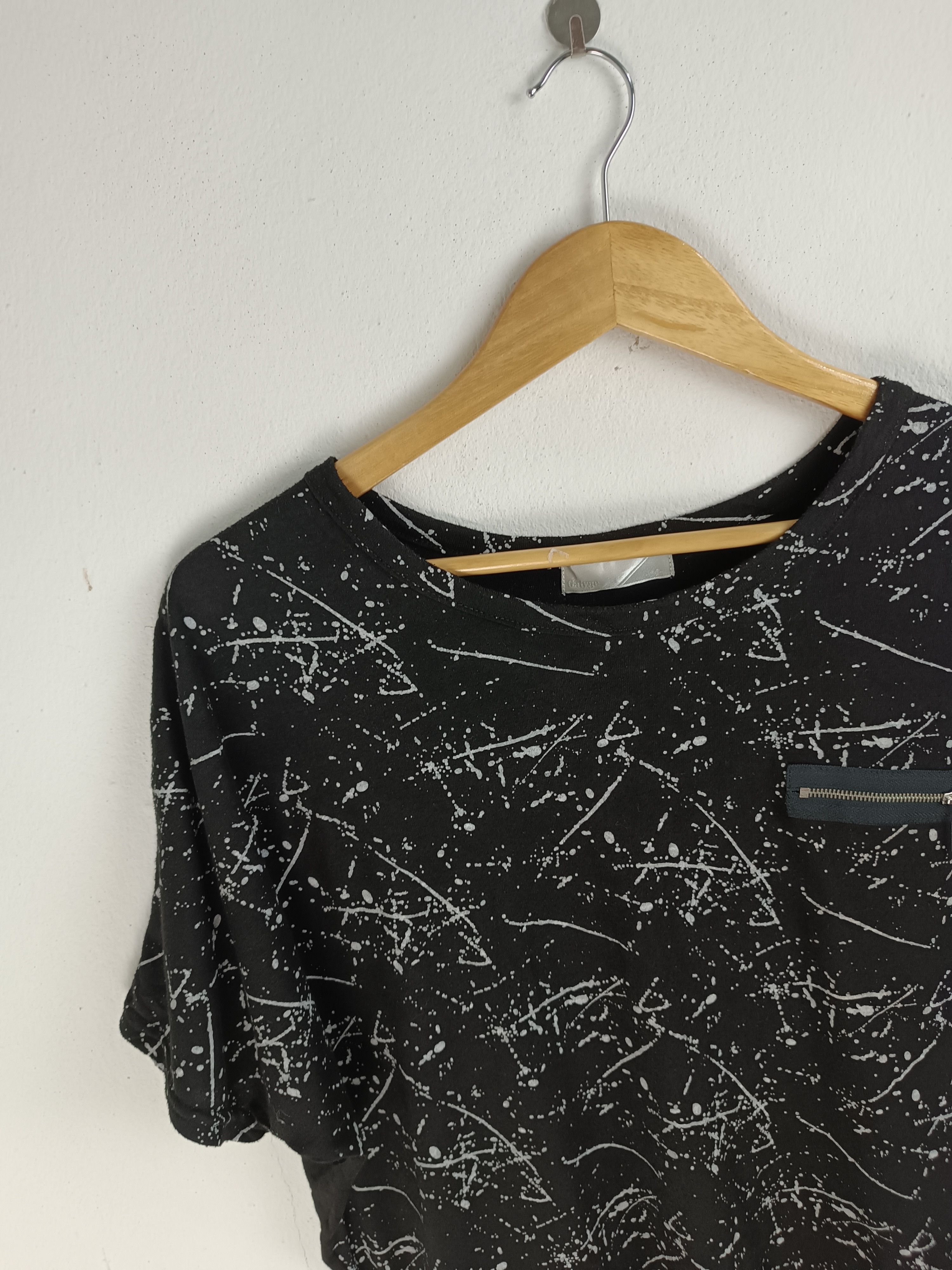Japanese Brand VINTAGE PAINT SPLATTER ZIPPER OVERSIZE PUNK GRUNGE STYLE Size M / US 6-8 / IT 42-44 - 5 Thumbnail
