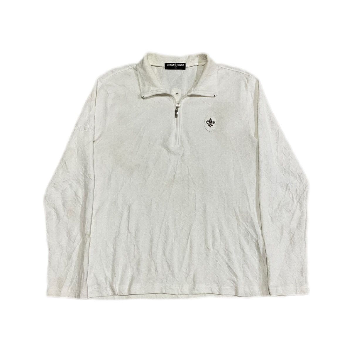 🔥Sick Y2K B Ambition Fleur Half Zip Shirt