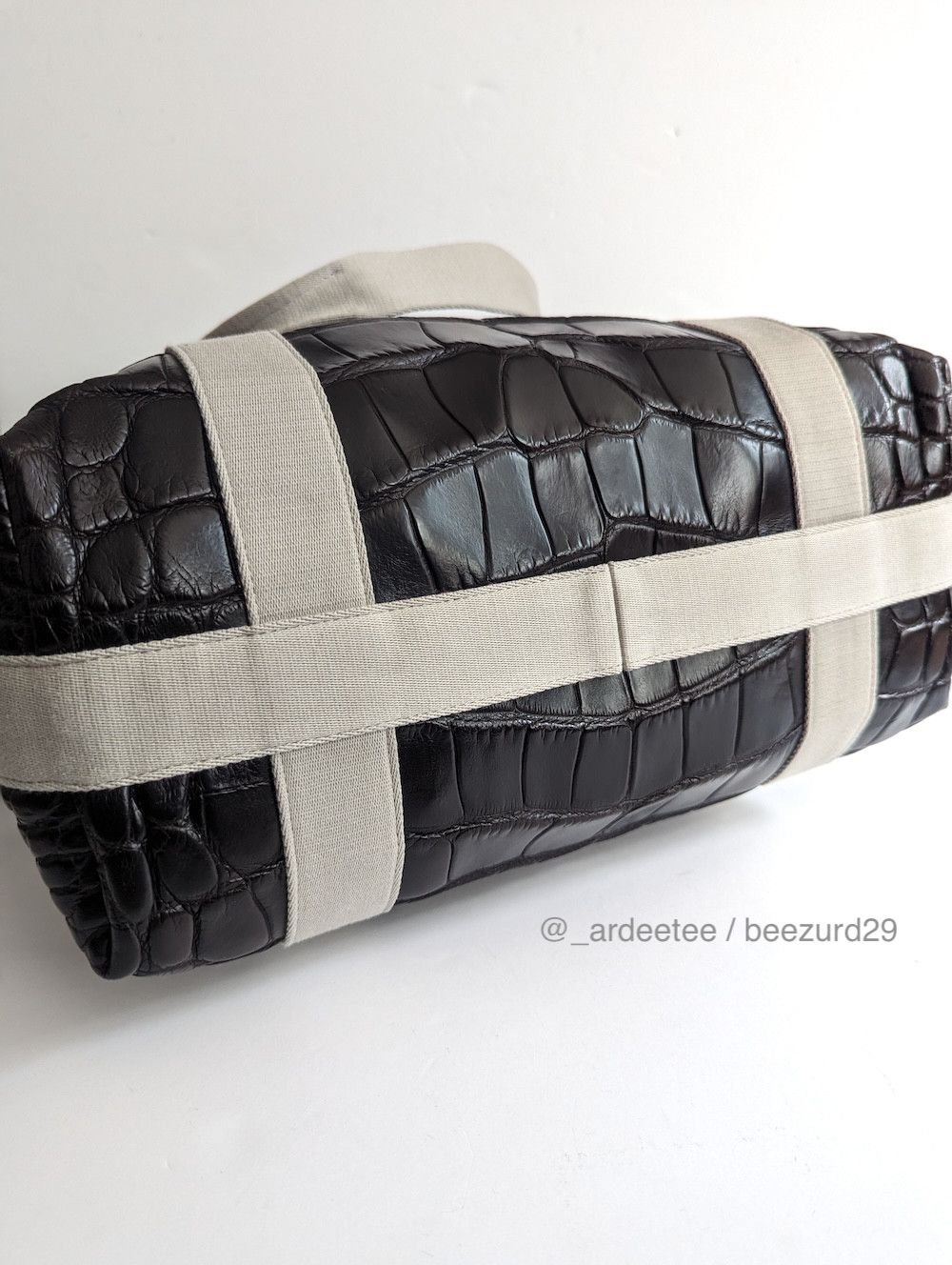 Rick Owens 💥$50K CROCODILE JUMBO SCALE TROLLEY TOTE BAG Size ONE SIZE - 10 Thumbnail