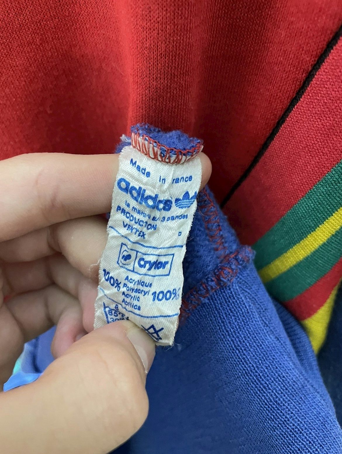Adidas × Vintage Adidas Ventex very rare y2k sweatshirt 80-90s Size US S / EU 44-46 / 1 - 2 Thumbnail
