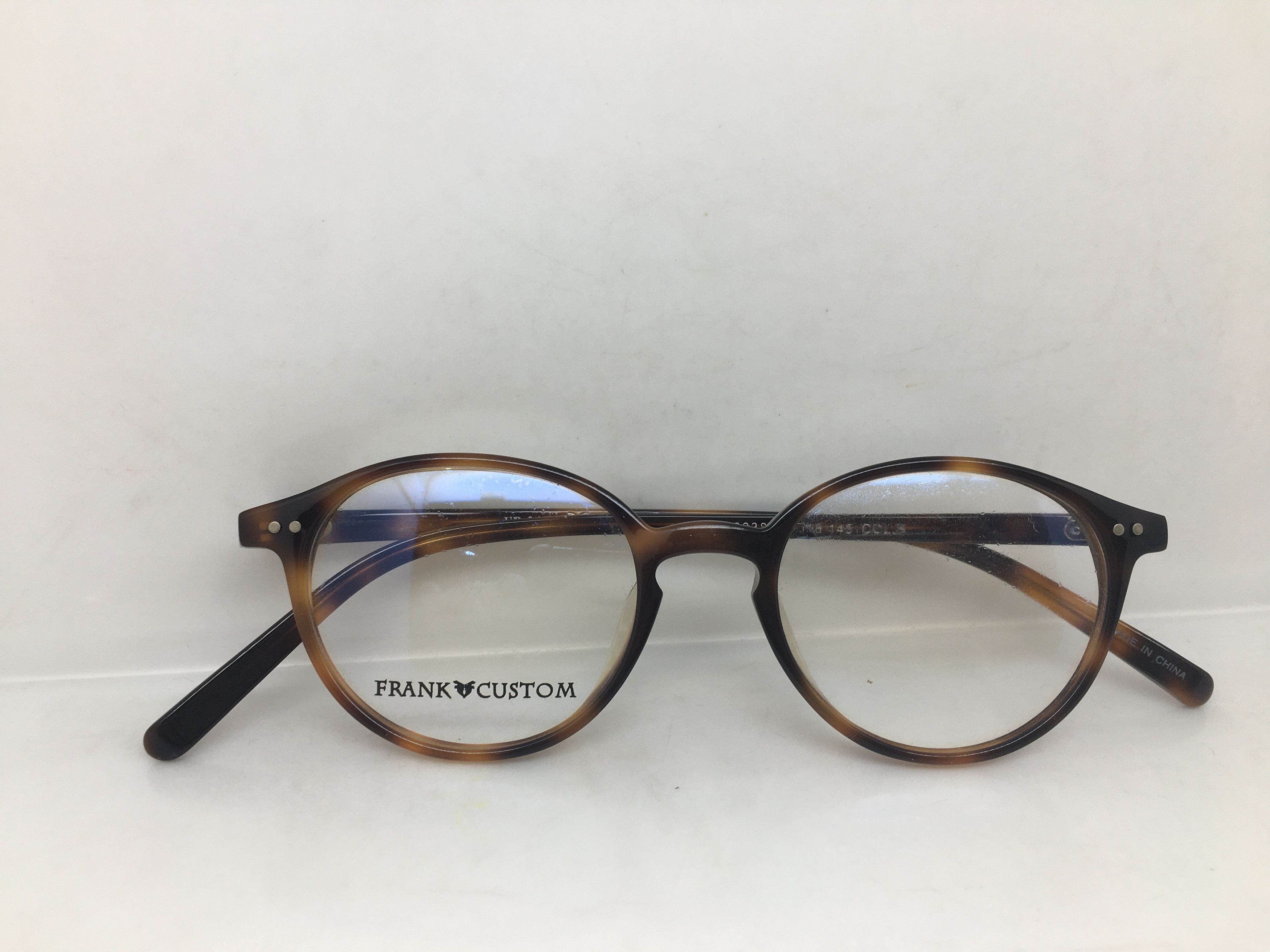 Other Frank Custom ARISTOCRAT Tortoise Eyeglasses Frame Size ONE SIZE - 8 Thumbnail