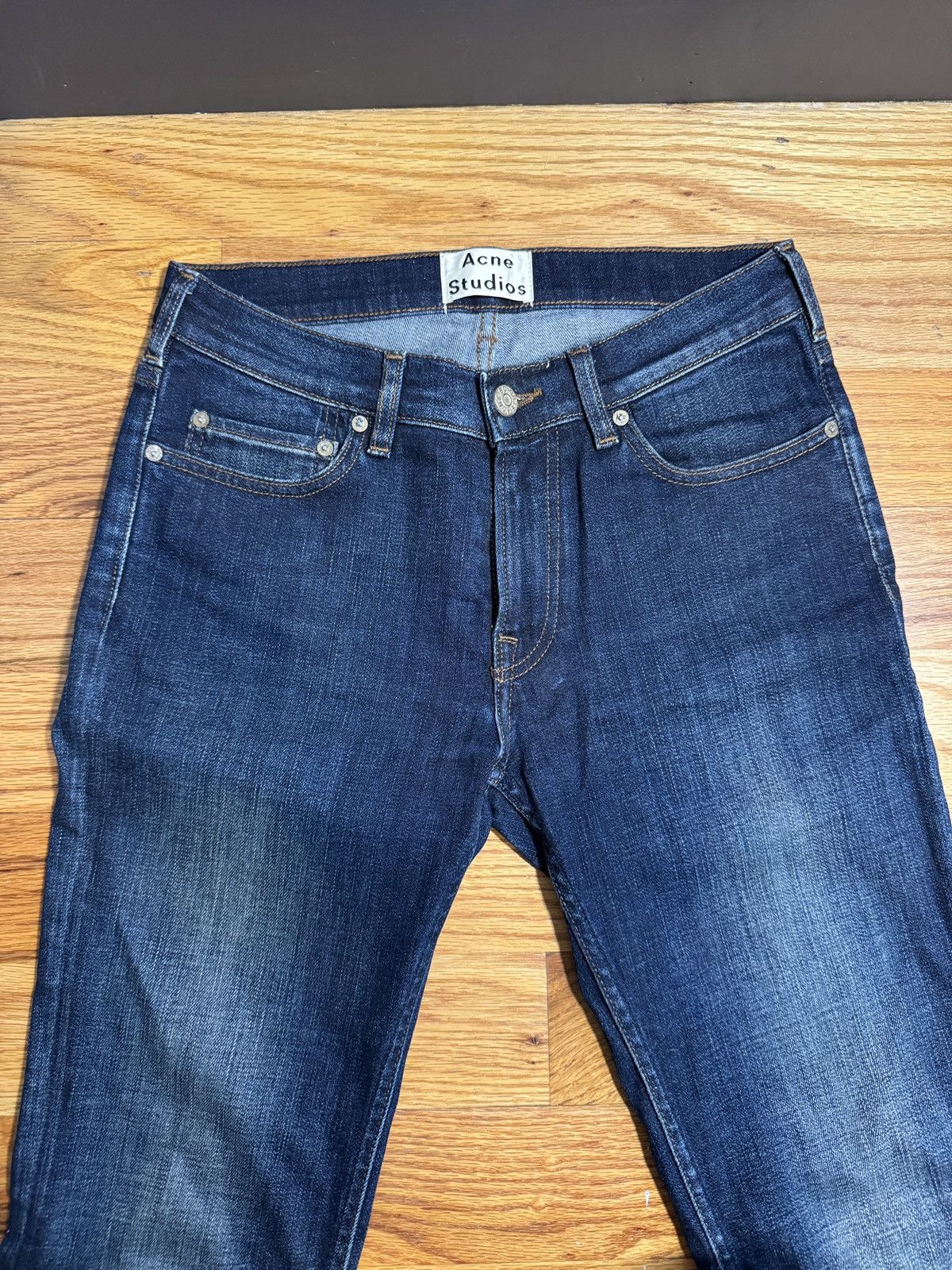 Acne Studios Acne Ace Tint Denim Size US 29 - 2 Thumbnail