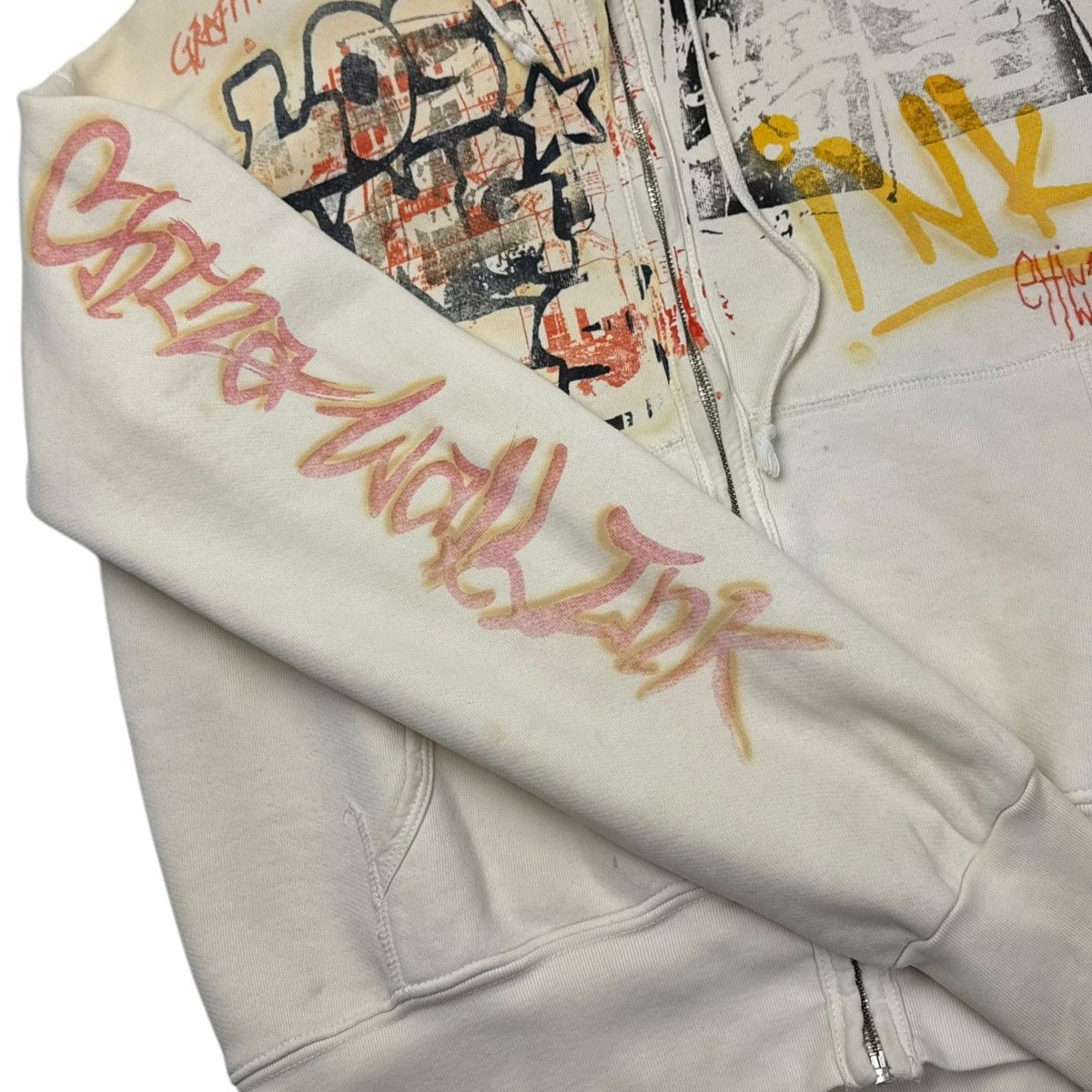 The Great China Wall Y2K The Great China Wall ‘Graffiti Land??’ Zip Hoodie Size US M / EU 48-50 / 2 - 5 Thumbnail