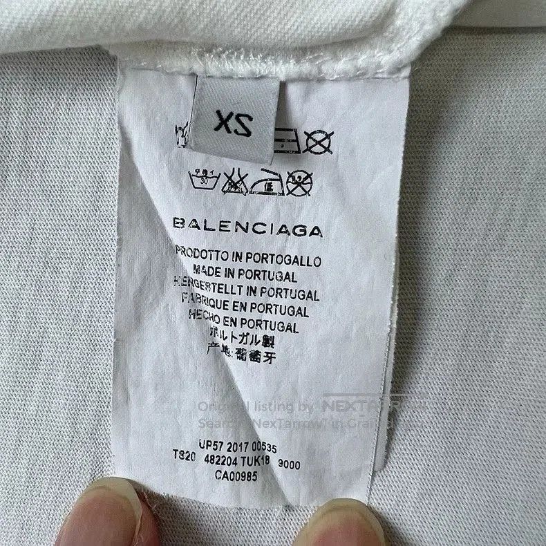 Balenciaga Balenciaga Logo Short Sleeve T-shirt. Size US XS / EU 42 / 0 - 4 Thumbnail