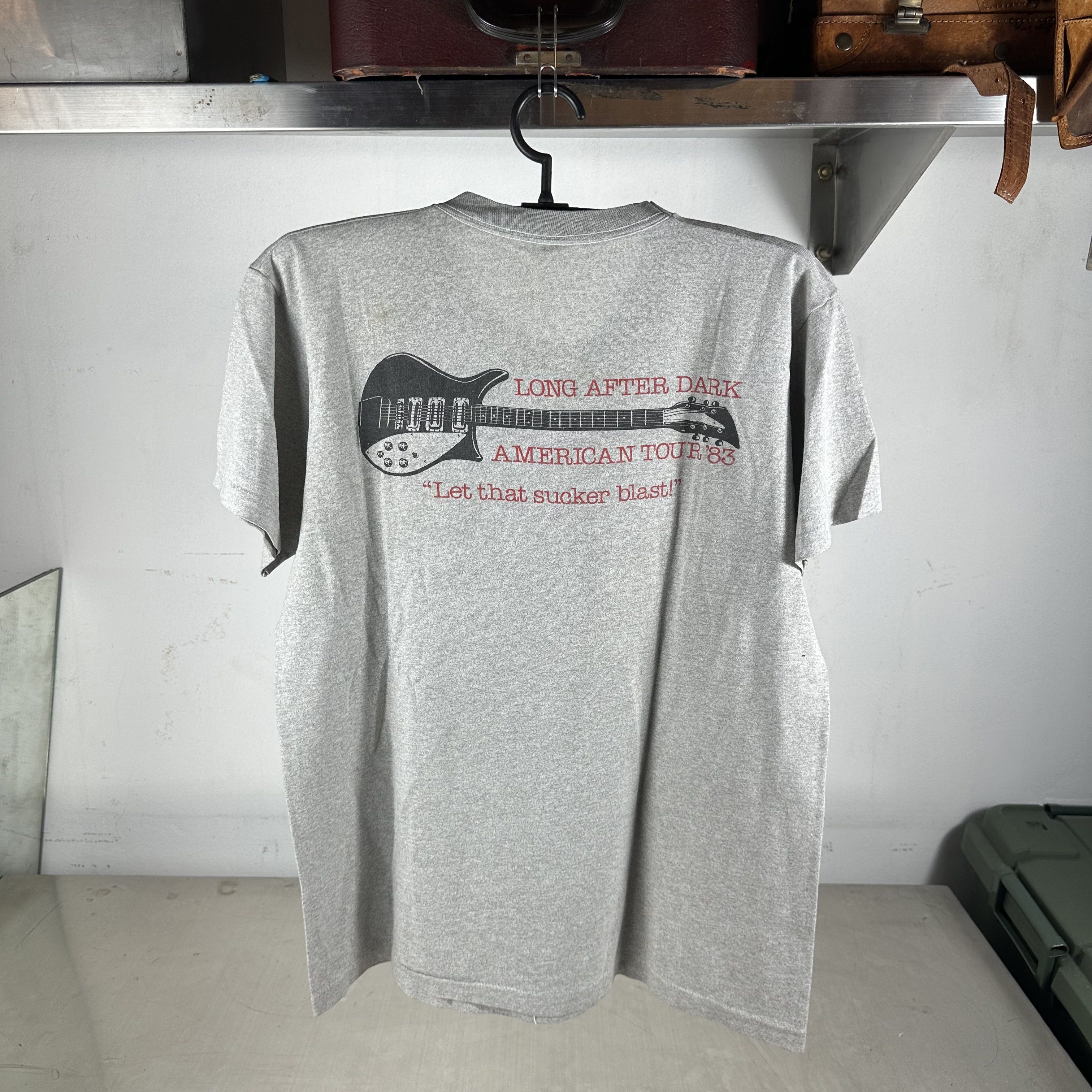 Vintage 1983 Tom Petty & The Heartbreakers Long After Dark Tour Tee Size US L / EU 52-54 / 3 - 3 Thumbnail