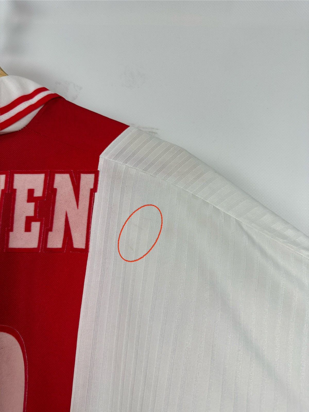 Umbro 1997 Umbro Ajax Amsterdam Litmanen #10 Vintage Soccer Jersey Size US XXL / EU 58 / 5 - 23 Thumbnail