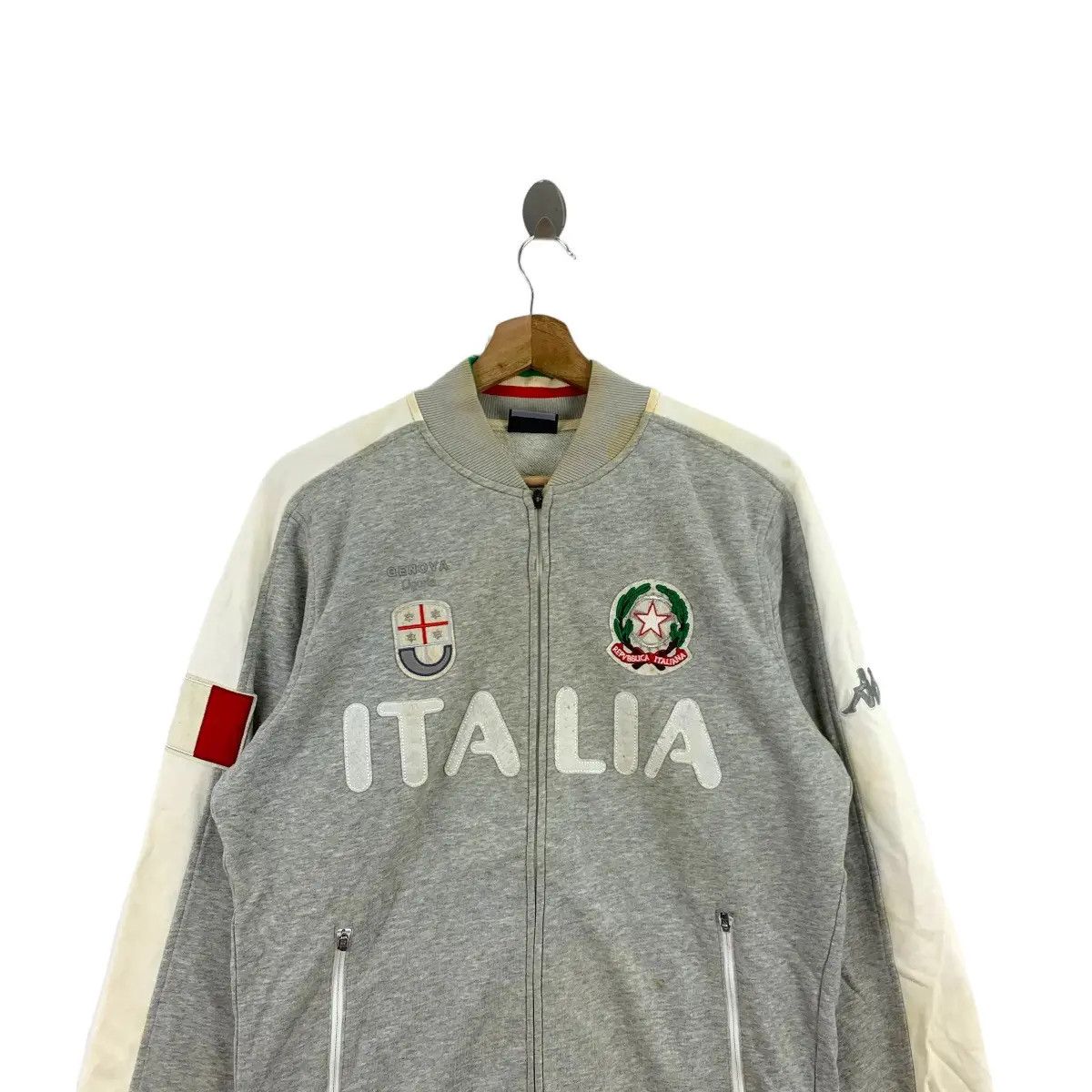 Kappa Vintage KAPPA ITALIA GENOVA Serie A Football Soccer Sweater Size US L / EU 52-54 / 3 - 7 Thumbnail