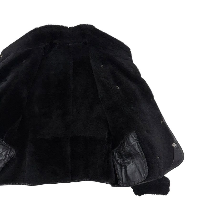 Kenzo Kenzo Black Shearling Leather Jacket Size M / US 6-8 / IT 42-44 - 11 Thumbnail