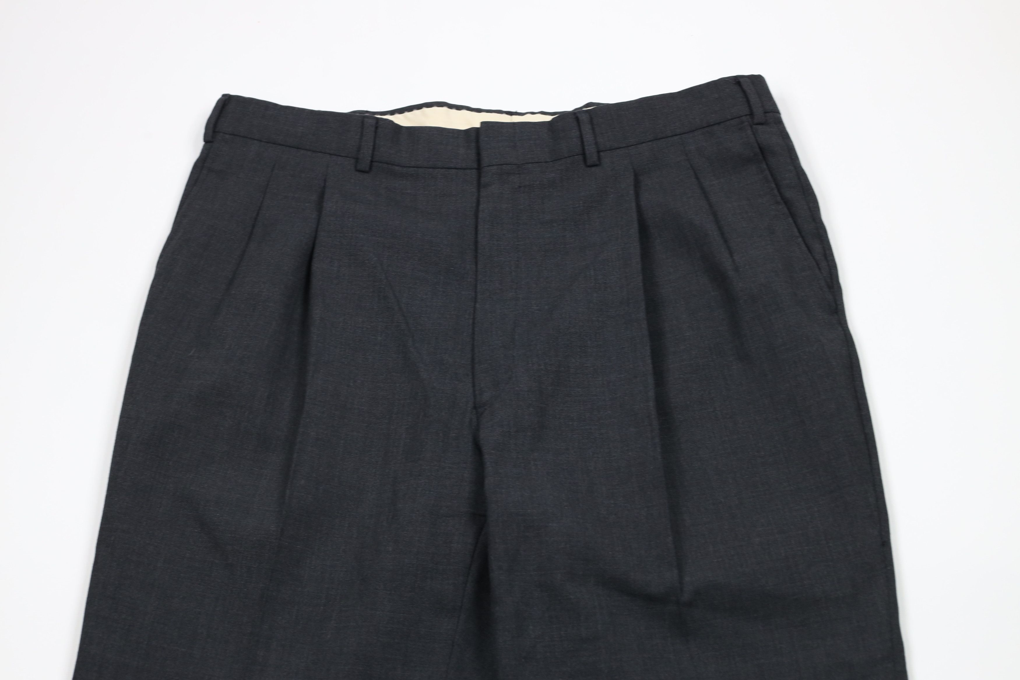 Vintage Vintage 70s Streetwear Wool Wide Leg Bell Bottoms Pants USA Size US 38 / EU 54 - 2 Thumbnail