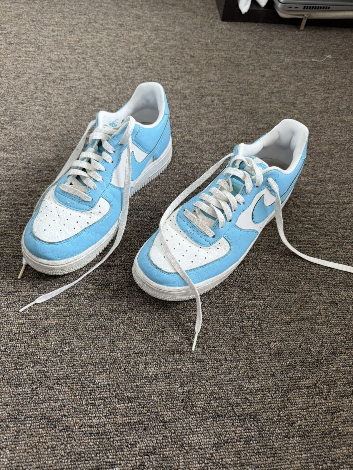 Nike Nike Air Force One Carolina Blue Size US 10 / EU 43 - 1 Thumbnail