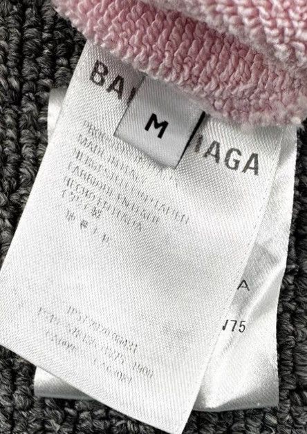 Balenciaga Balenciaga Pink Crew Logo Print Hoodie K12 Size M / US 6-8 / IT 42-44 - 8 Thumbnail