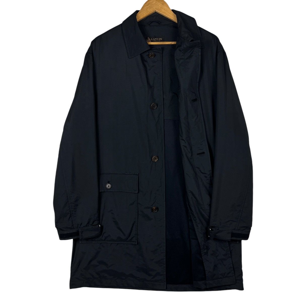 Lanvin Lanvin Paris oiled Coat Jacket Made In Italy Size US M / EU 48-50 / 2 - 9 Thumbnail
