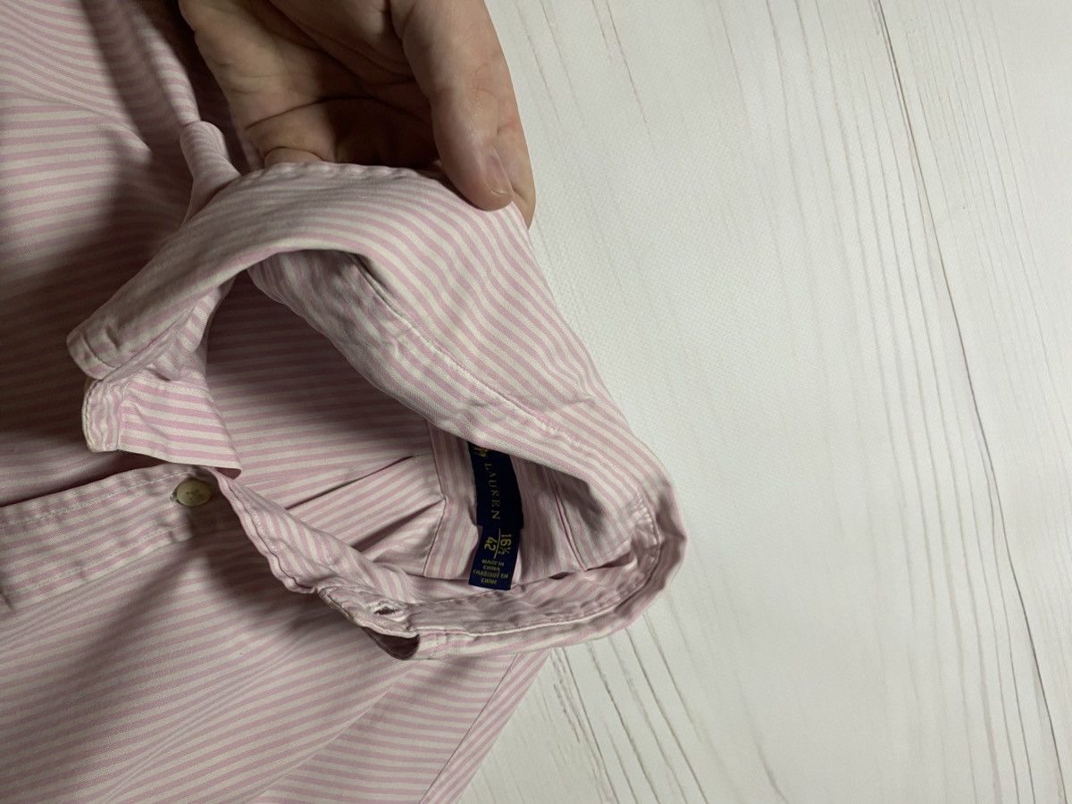 Polo Ralph Lauren × Vintage Vintage Polo Ralph Lauren USA Oversize Striped Y2k Button Up Size US L / EU 52-54 / 3 - 11 Thumbnail
