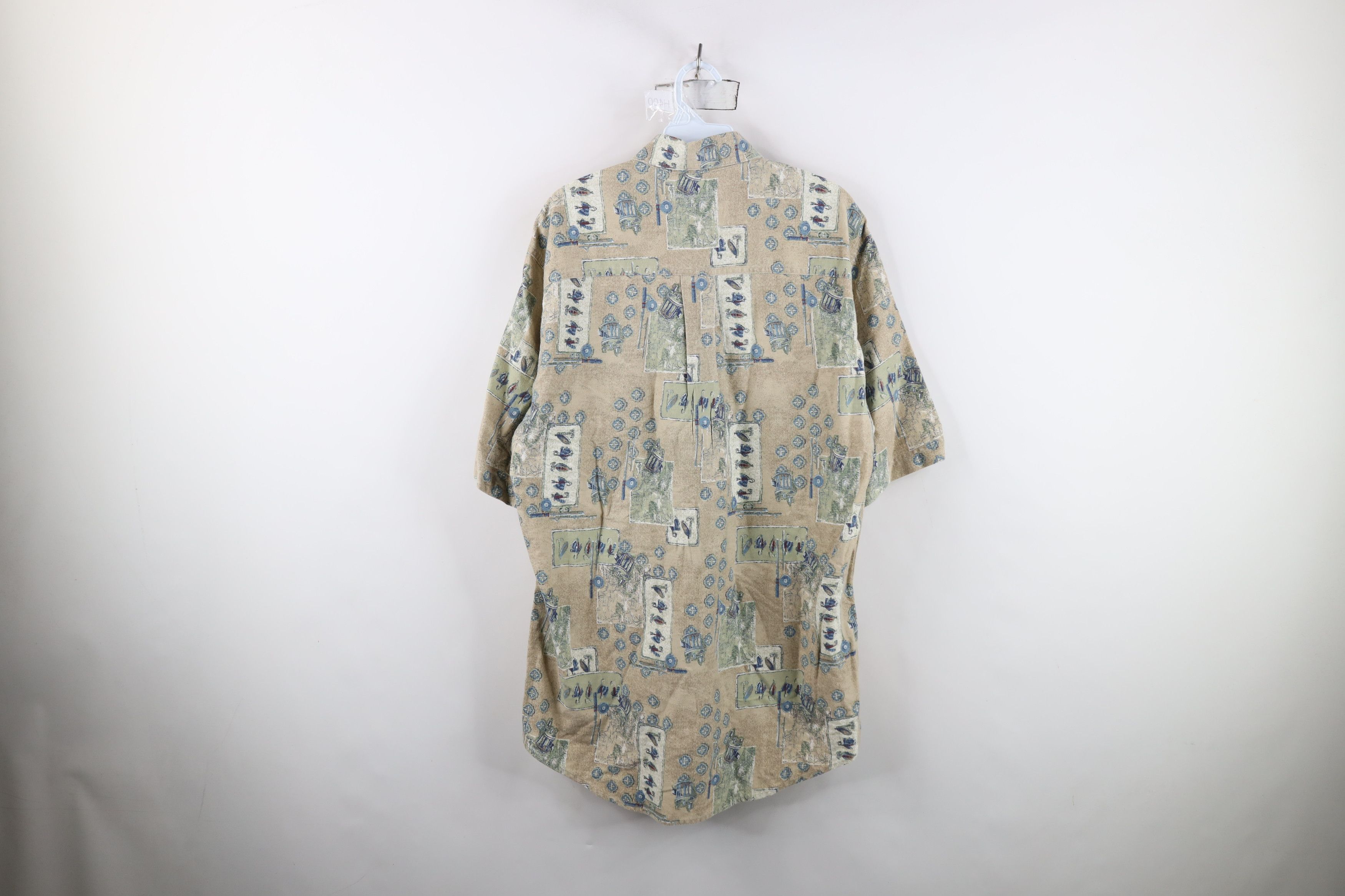 Woolrich Woolen Mills Vintage 90s Woolrich All Over Print Button Down Shirt Size US M / EU 48-50 / 2 - 9 Thumbnail