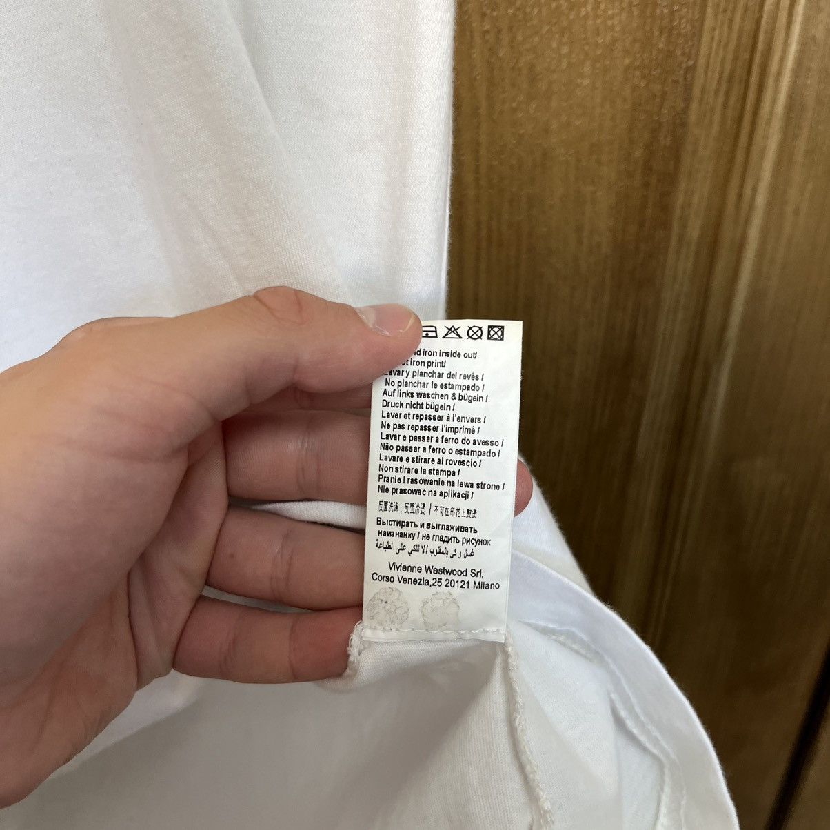 Vivienne westwood big logo t-shirt