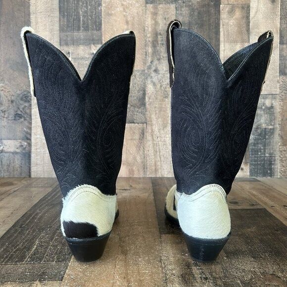 Dan Post Code West By Dan Post Hair On Hide Cowboy Boots Womens 8.5 M Size US 8.5 / IT 38.5 - 7 Thumbnail