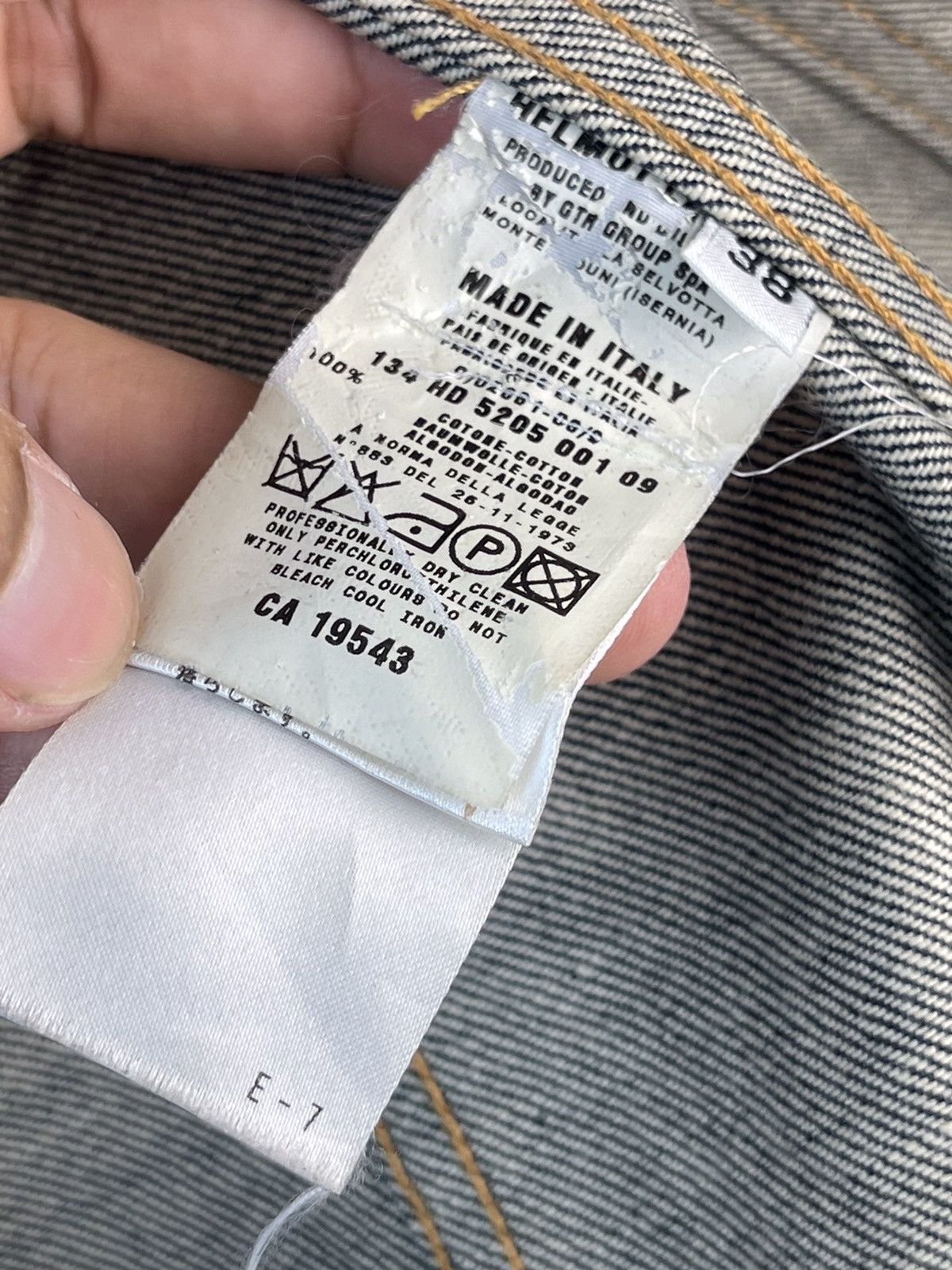 Helmut Lang 90s Helmut Lang Indigo Blue Denim Jacket Size US S / EU 44-46 / 1 - 12 Thumbnail