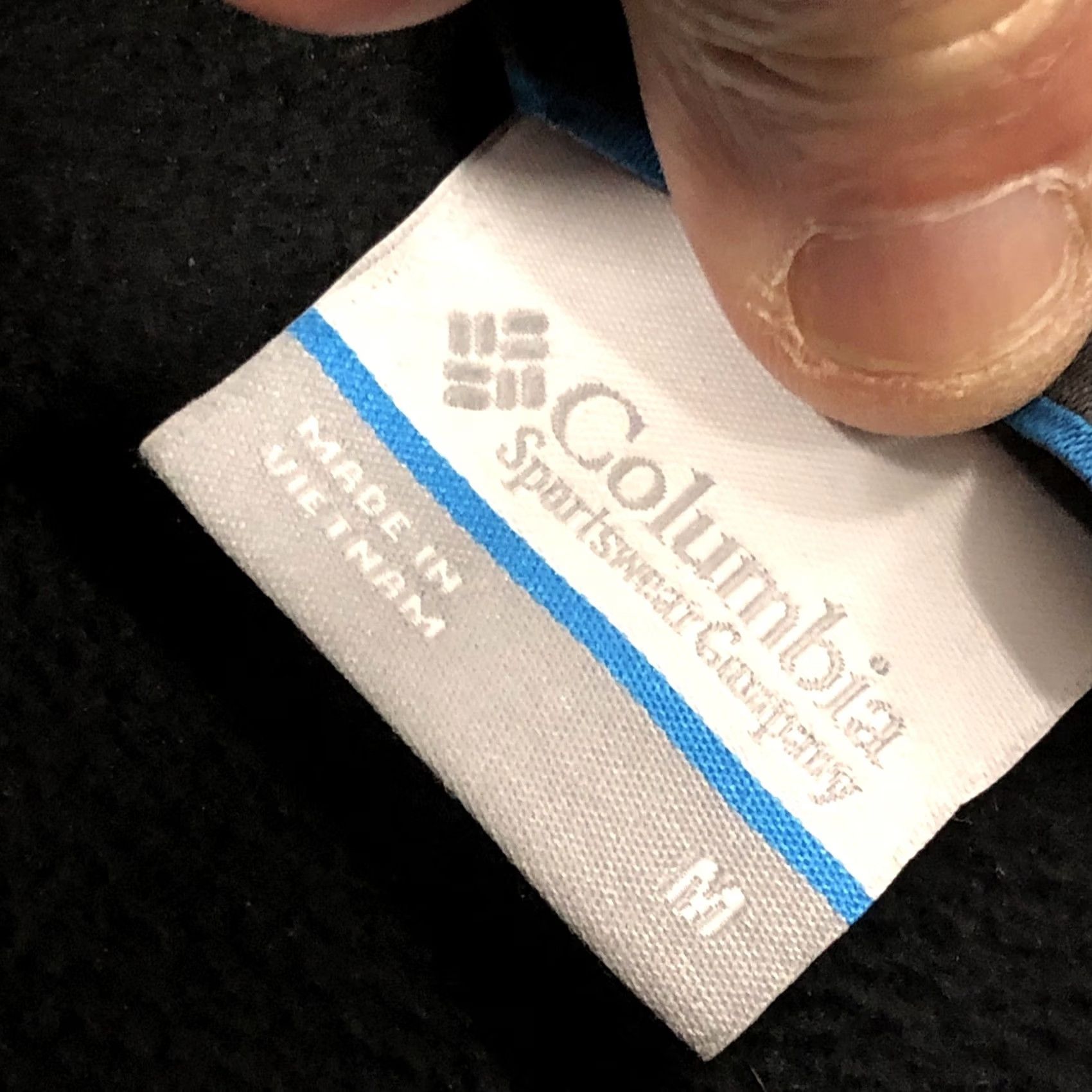 Vintage Columbia Jacket Mens Medium Soft Shell Zip Velcro Elastic Wind Water Resistant Grey Black Solid Logo Outdoor Ski Hiking Walking 90s? Size US M / EU 48-50 / 2 - 5 Thumbnail