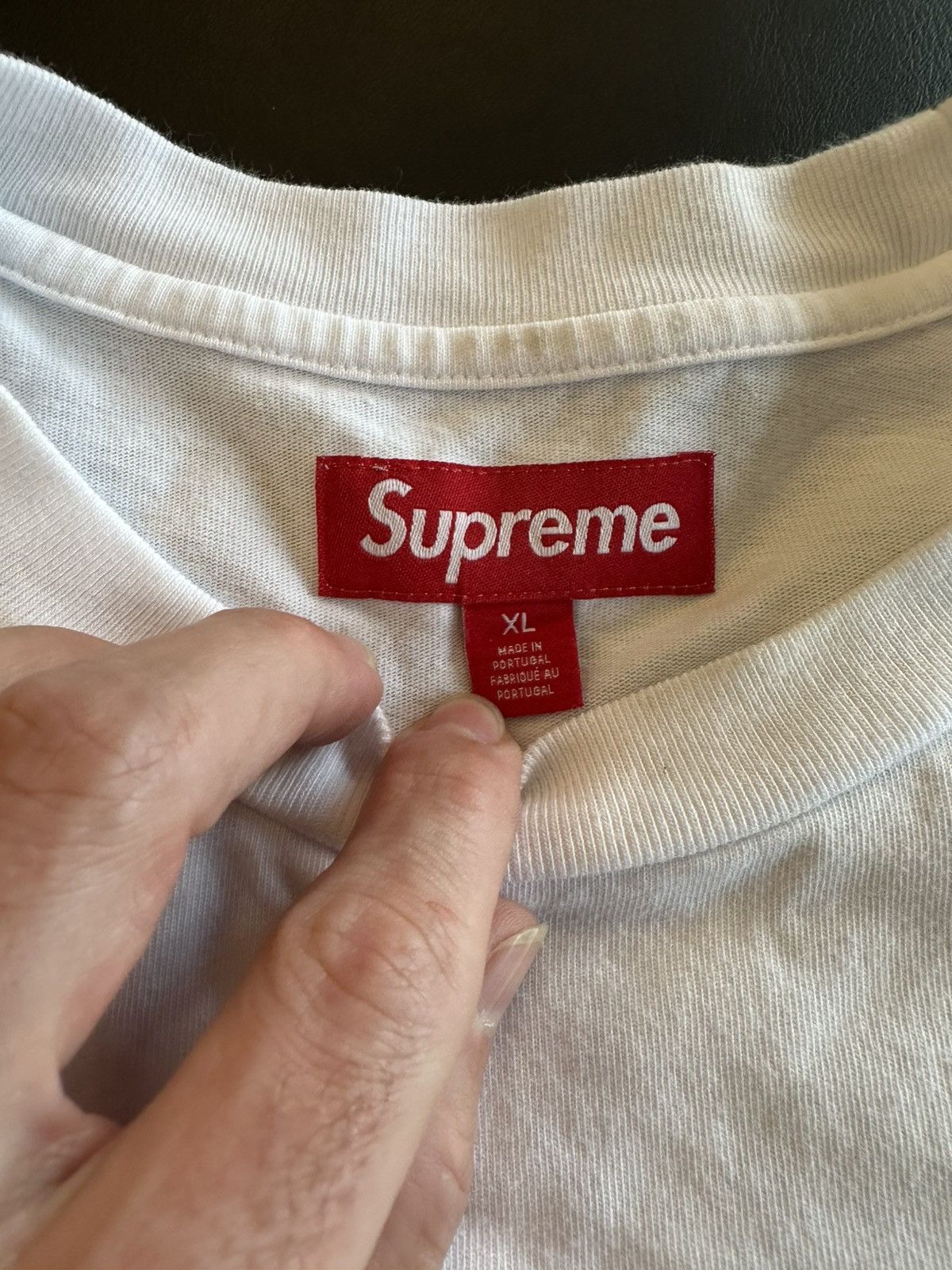 Supreme Supreme small logo t shirt white Size US XL / EU 56 / 4 - 3 Thumbnail