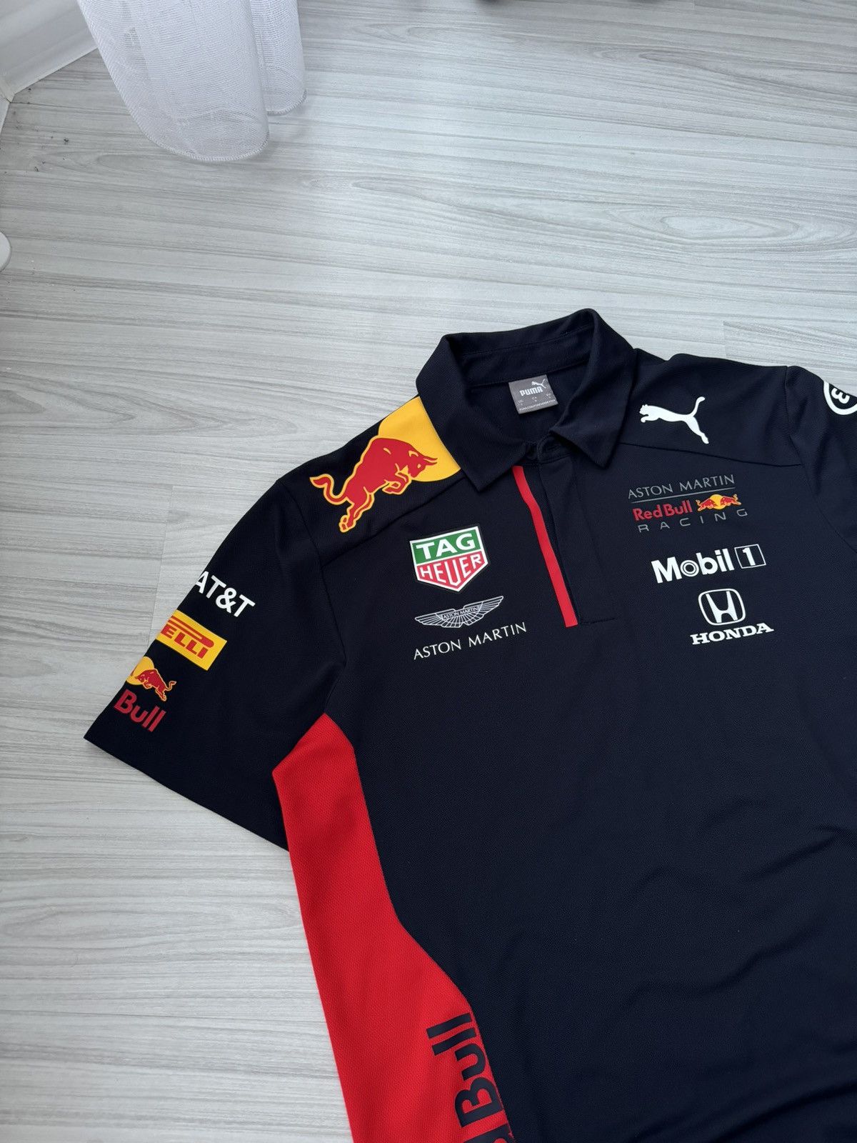 Red Bull Puma Red Bull Formula 1 Racing Jersey Polo Size US L / EU 52-54 / 3 - 3 Thumbnail