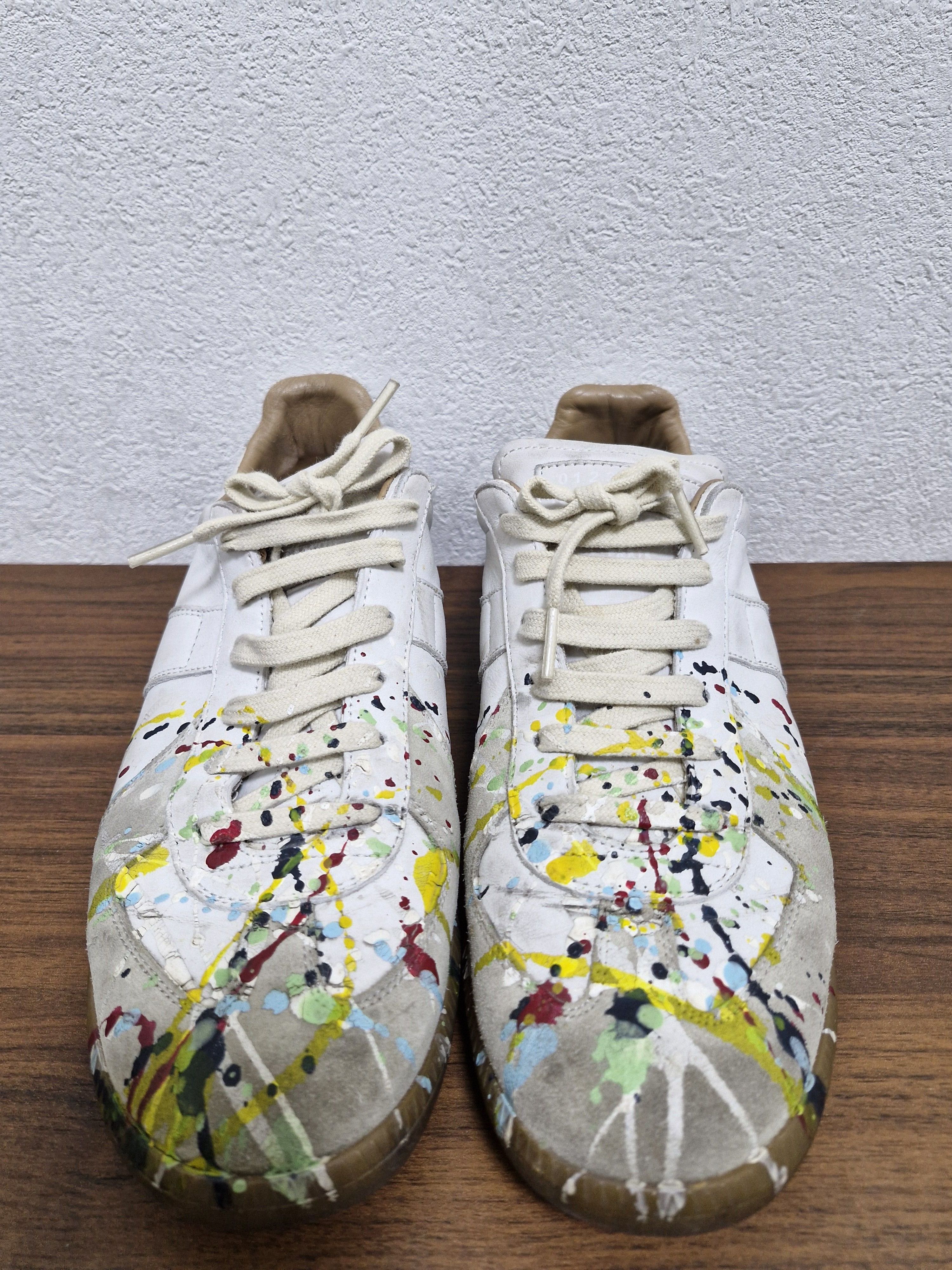 Maison Margiela MAISON MARGIELA Paint Splatter GATs Size US 8 / EU 41 - 2 Thumbnail