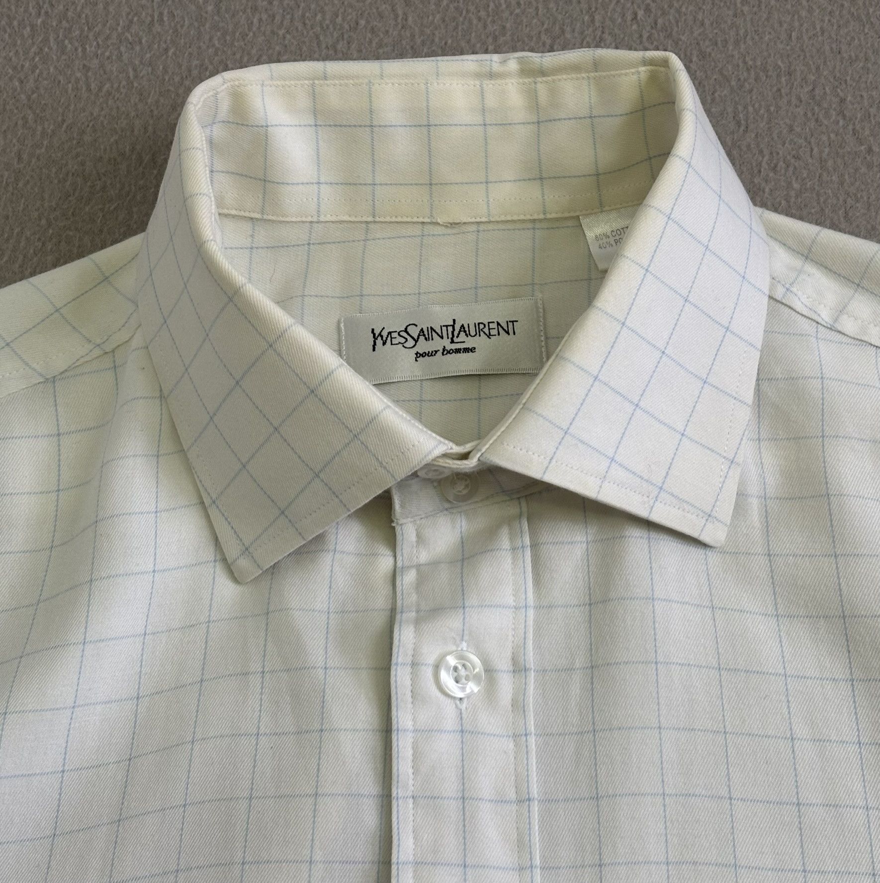 Vintage × Yves Saint Laurent Yves Saint Laurent shirt large Size US L / EU 52-54 / 3 - 14 Thumbnail