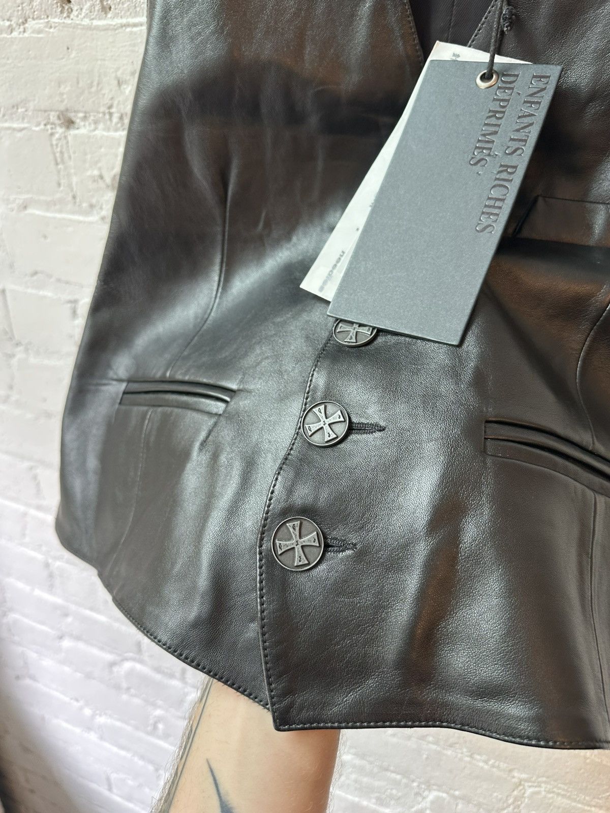 Enfants Riches Deprimes ERD Leather Vest Size L / US 10 / IT 46 - 5 Thumbnail