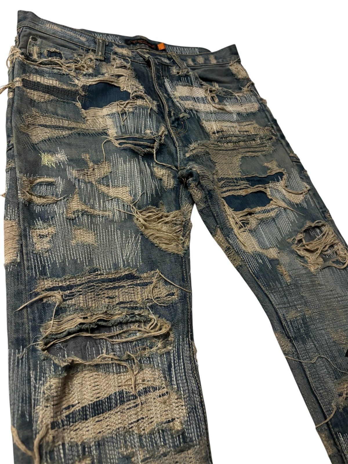 Undercover Undercover 85s Arts and Crafts AW05 Denim Size US 30 / EU 46 - 7 Thumbnail