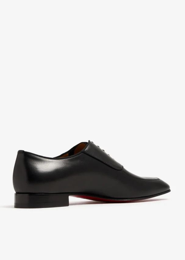 Christian Louboutin o1s1wg110924 Lafitoch Flat Calf Shoes in Black Size US 9 / EU 42 - 3 Thumbnail
