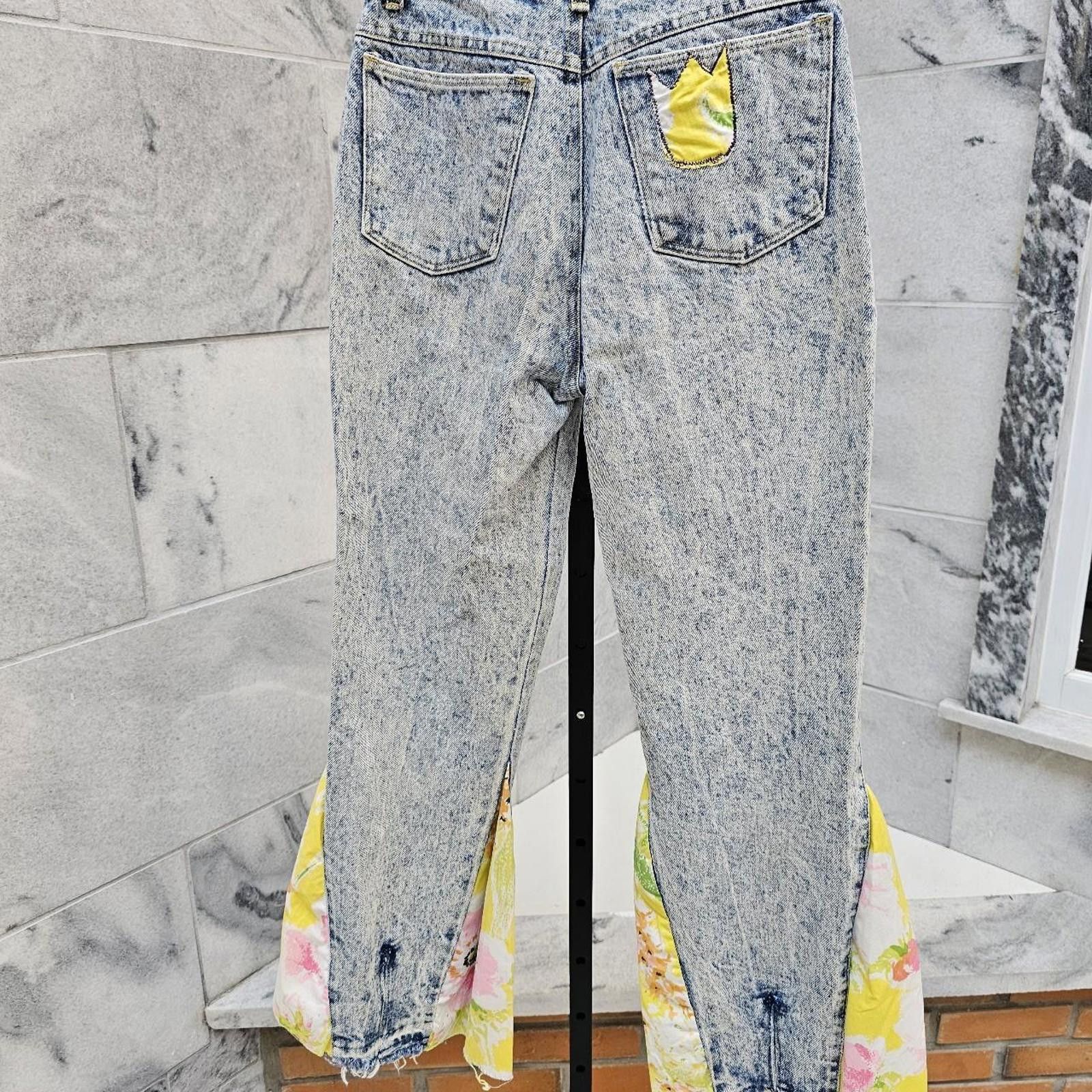 Other Kid's Yellow and Blue Vintage Jeans Size US 26 / EU 42 - 7 Thumbnail